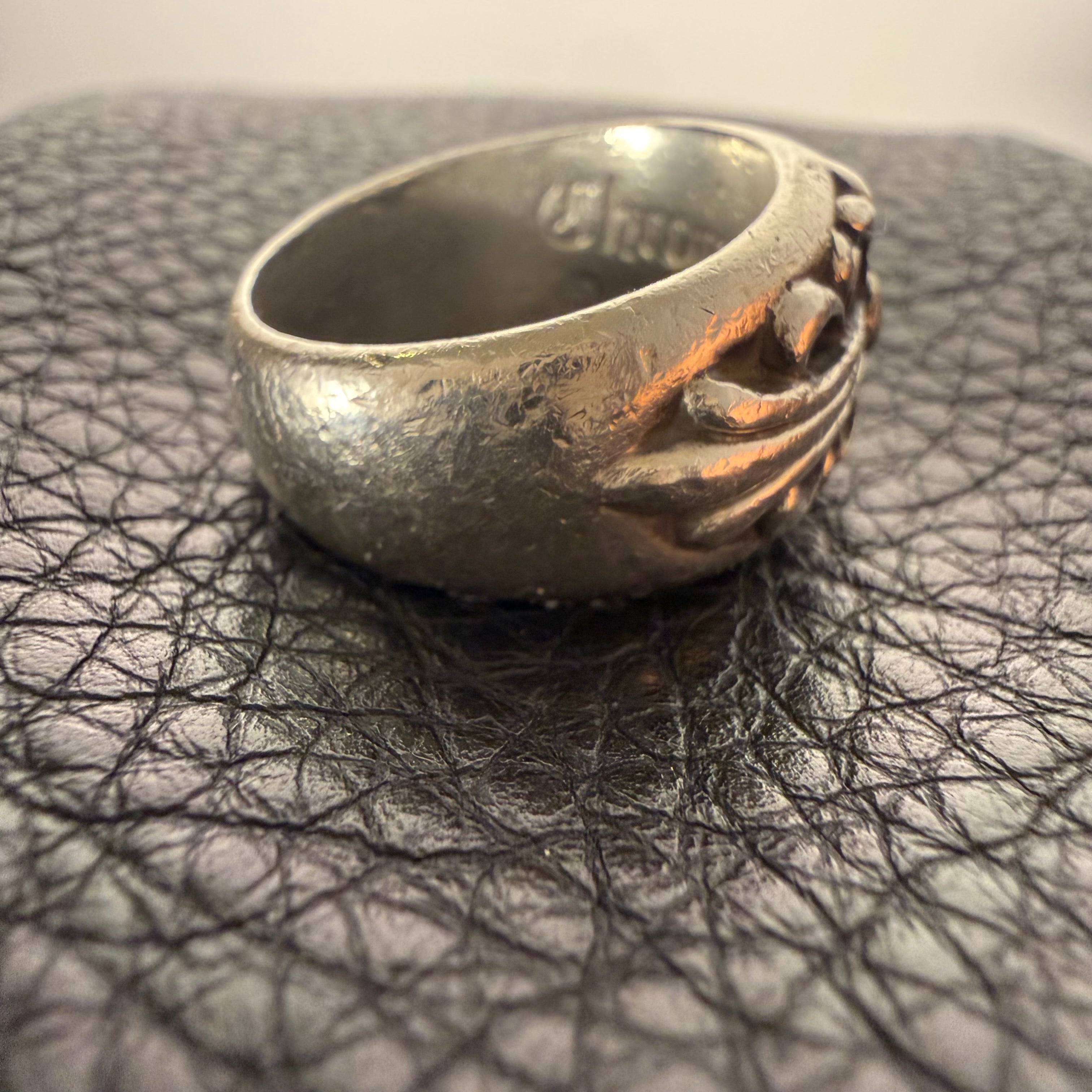 Chrome Hearts Floral Cross Ring Size 10