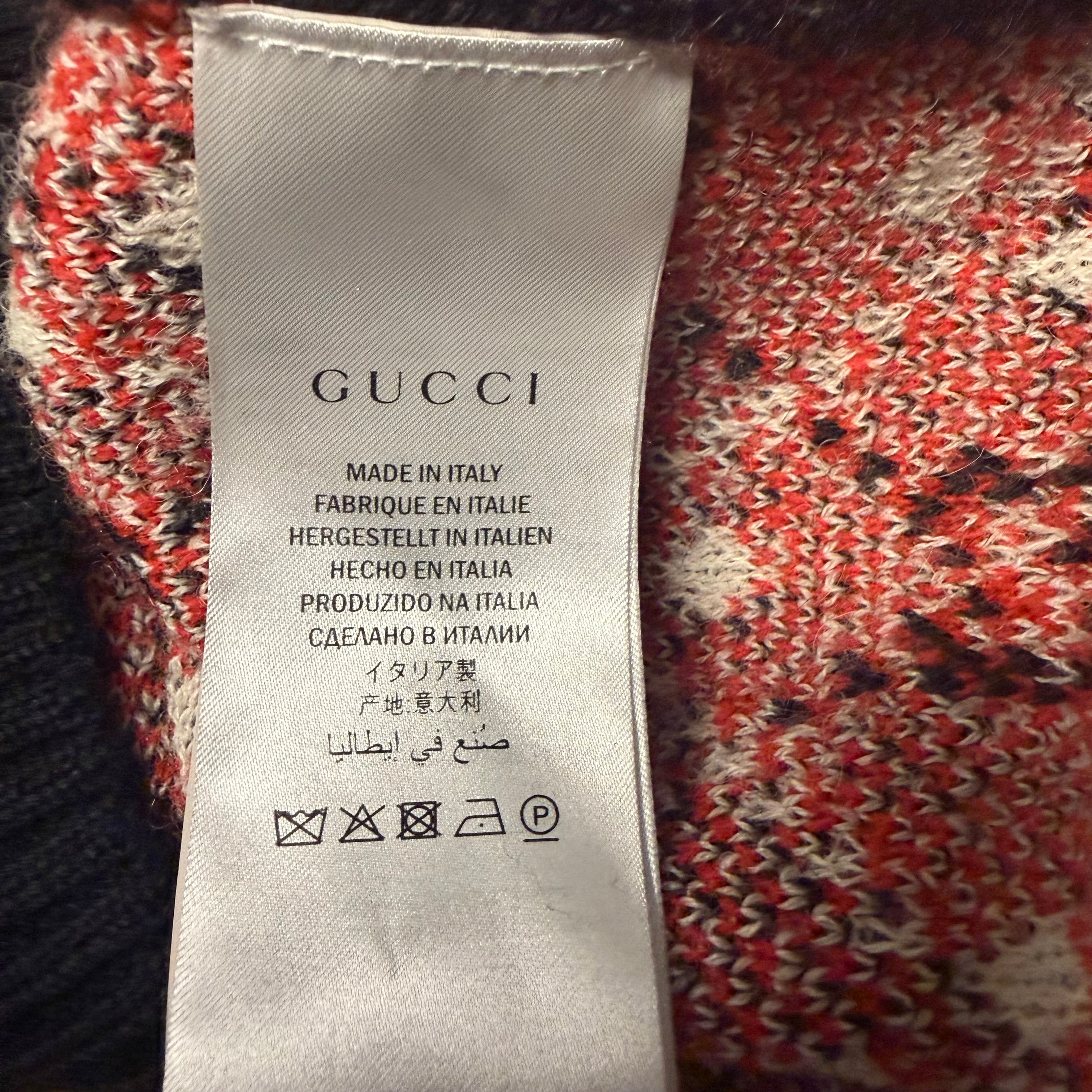 Gucci Cotton Wool Knit Cruise SS19 Sweater Sz Large