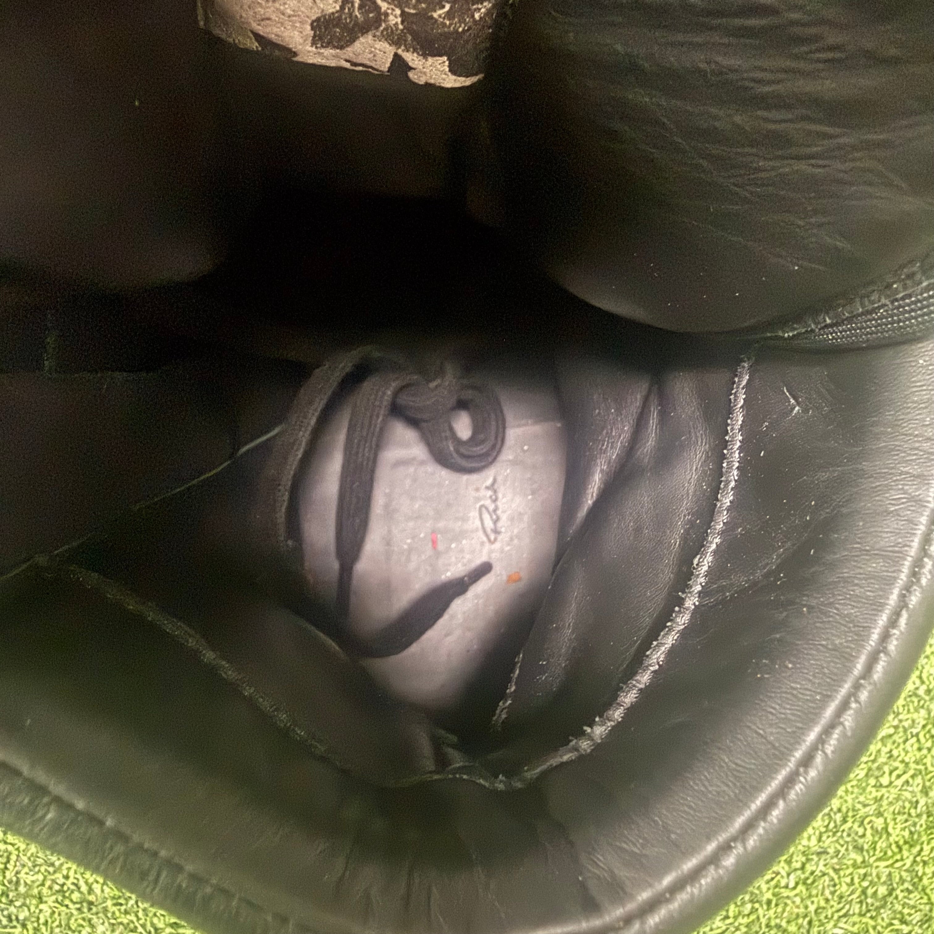 Rick Owens Triple Black Mega Bumper Geobasket Size 9
