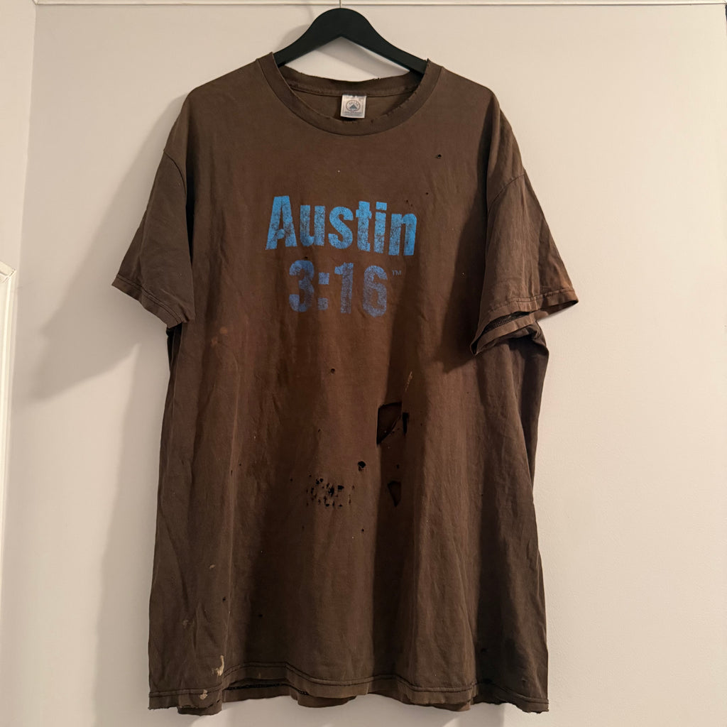 Vintage Stone Cold Steve Austin 3:16 Tee Size XL