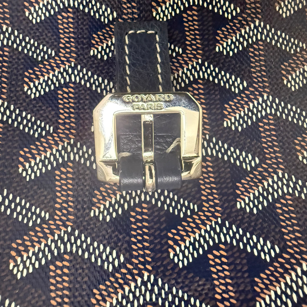 Goyard Capetein Messenger Bag Canvas Navy Blue