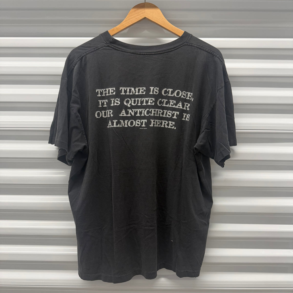Vintage 1996 Marilyn Manson The End Antichrist Superstar Metal Band Size XL