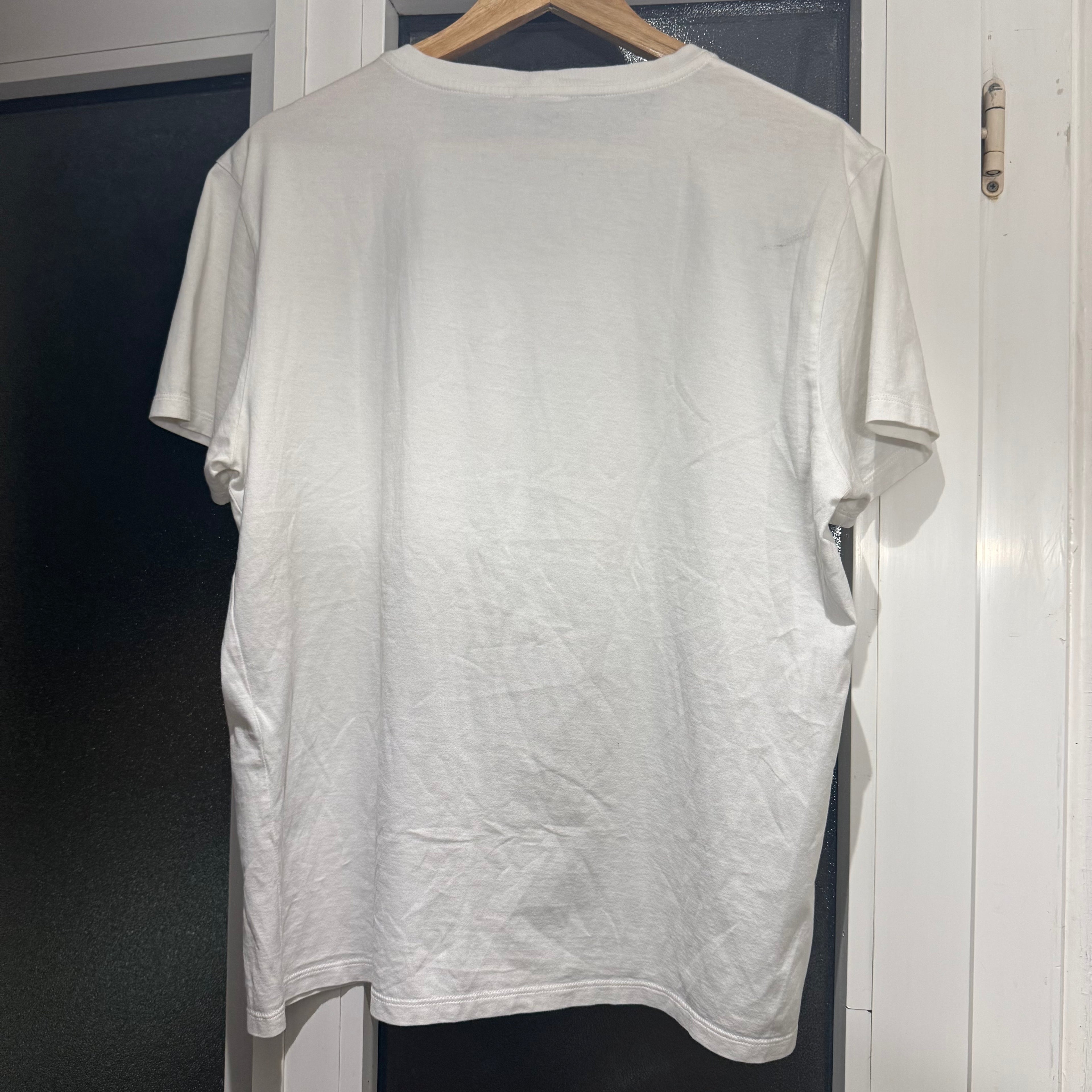 Celine White T-Shirt Size Large
