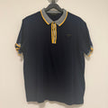 Prada Pique Polo Shirt Baltic Blue Sz XL