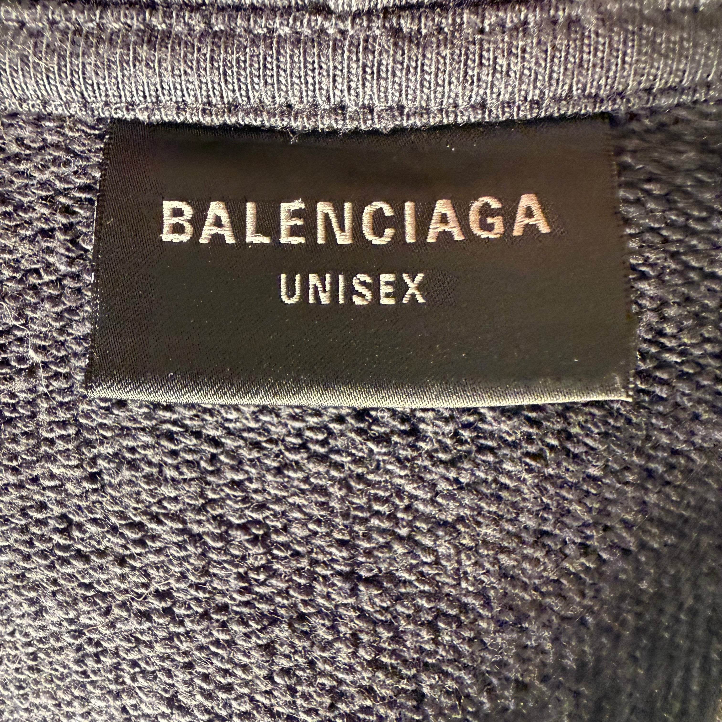 Balenciaga Black Planet Earth Hoodie Size XL