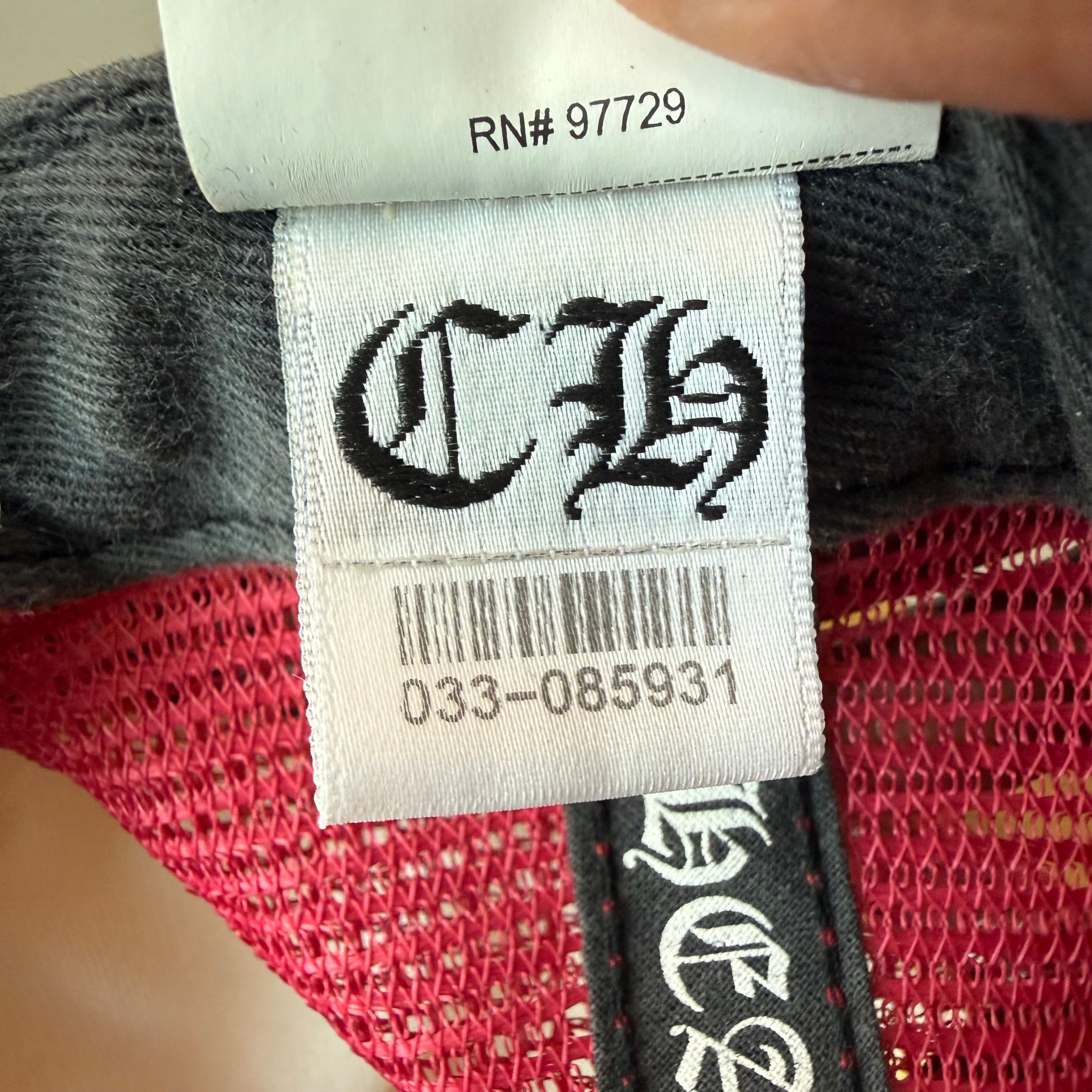 Chrome Hearts Red King Taco Hat