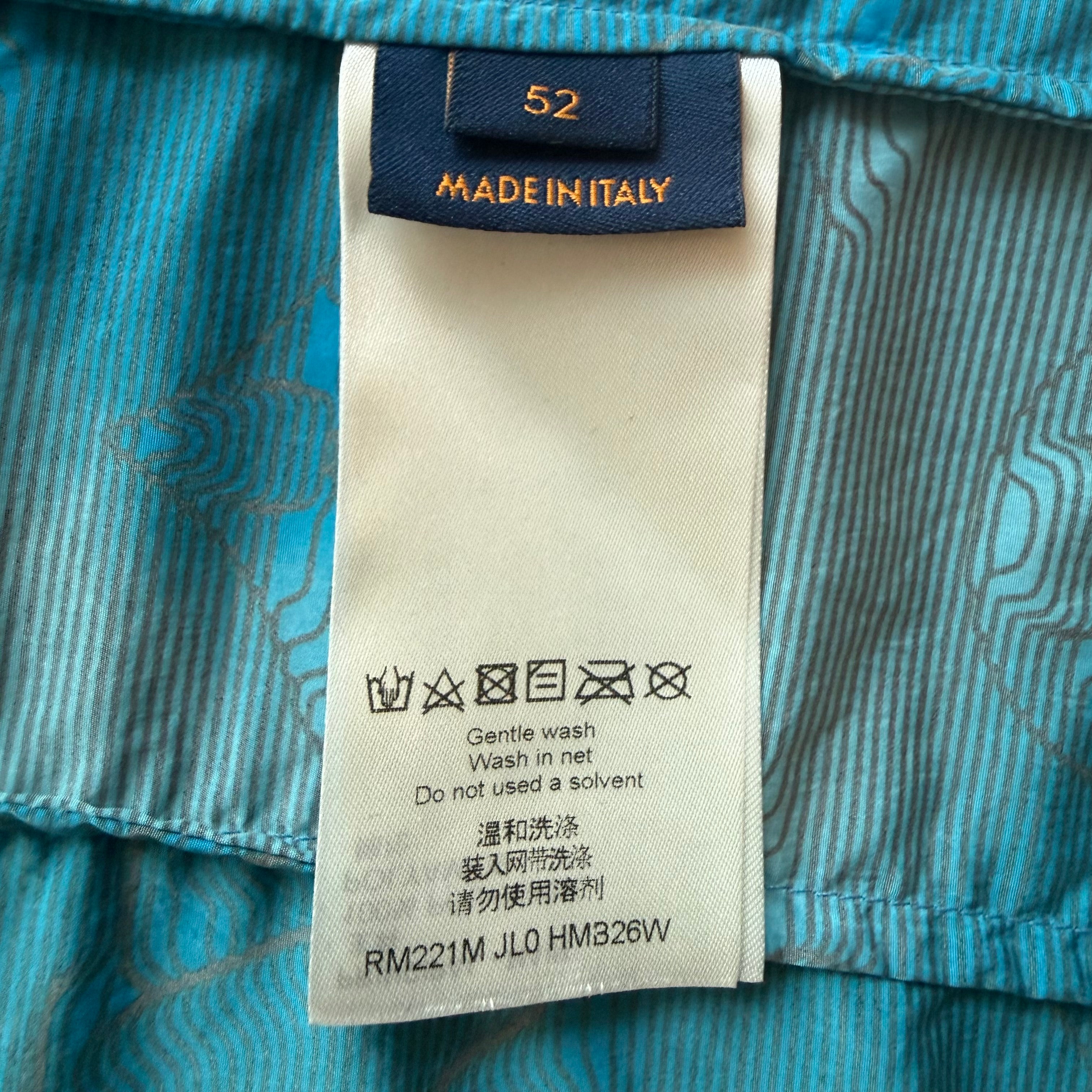Louis Vuitton Blue 2054 Monogram Windbreaker Sz Large