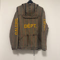 Gallery Dept French Riley Anorak Plaid Print Coat Sz Large