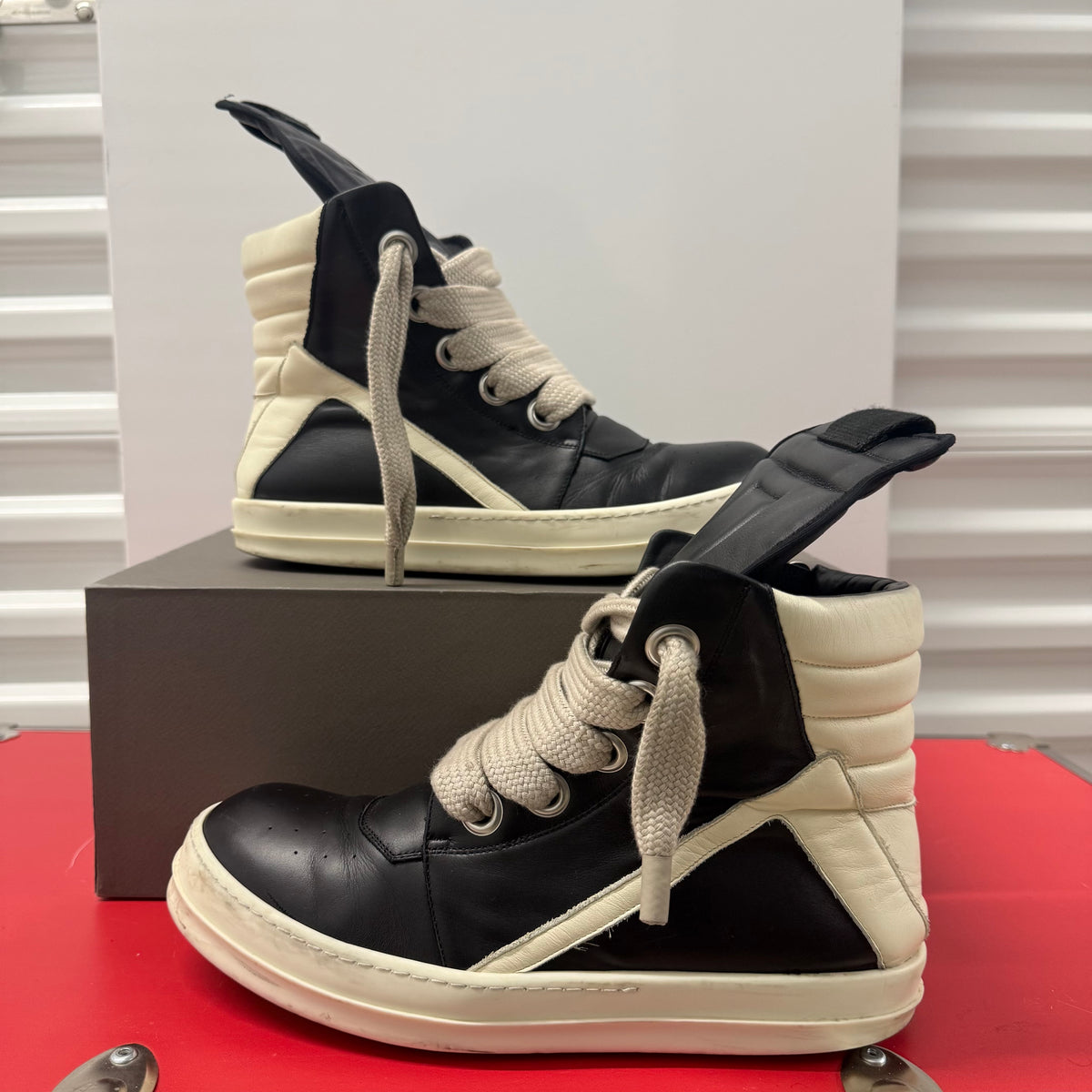 Rick Owens Jumbo Lace Geobasket Size 12 (45)