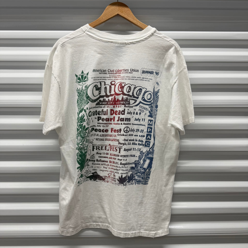 Vintage Windy City Weedfest Shirt Size XL