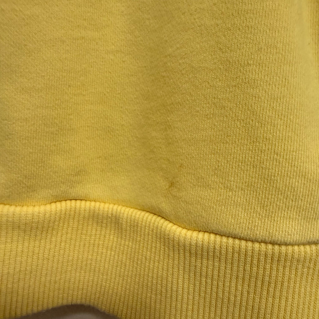 Celine Yellow Cotton Logo Hoodie Sz XL