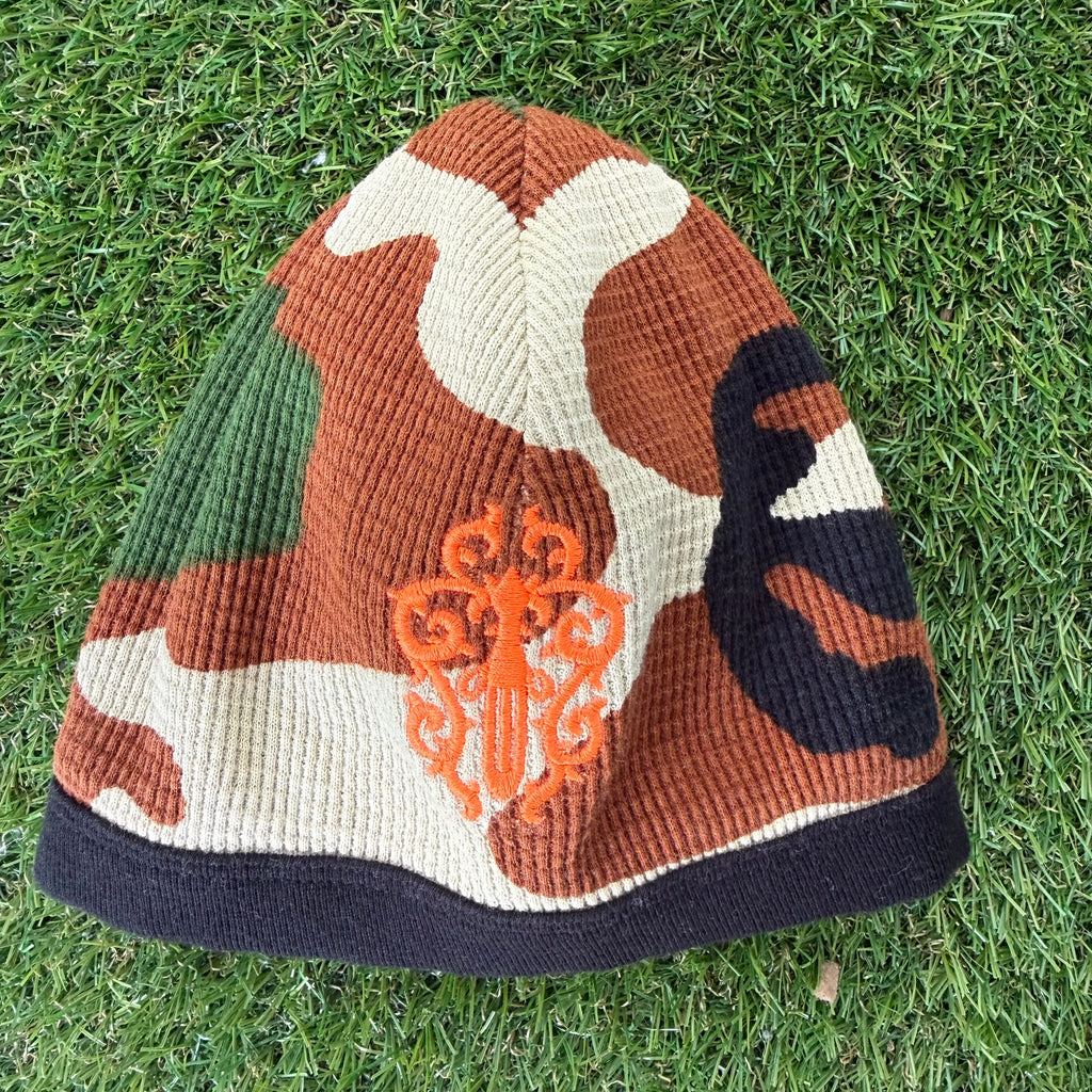 Chrome Hearts Camo Embroidered Thermal Beanie OS