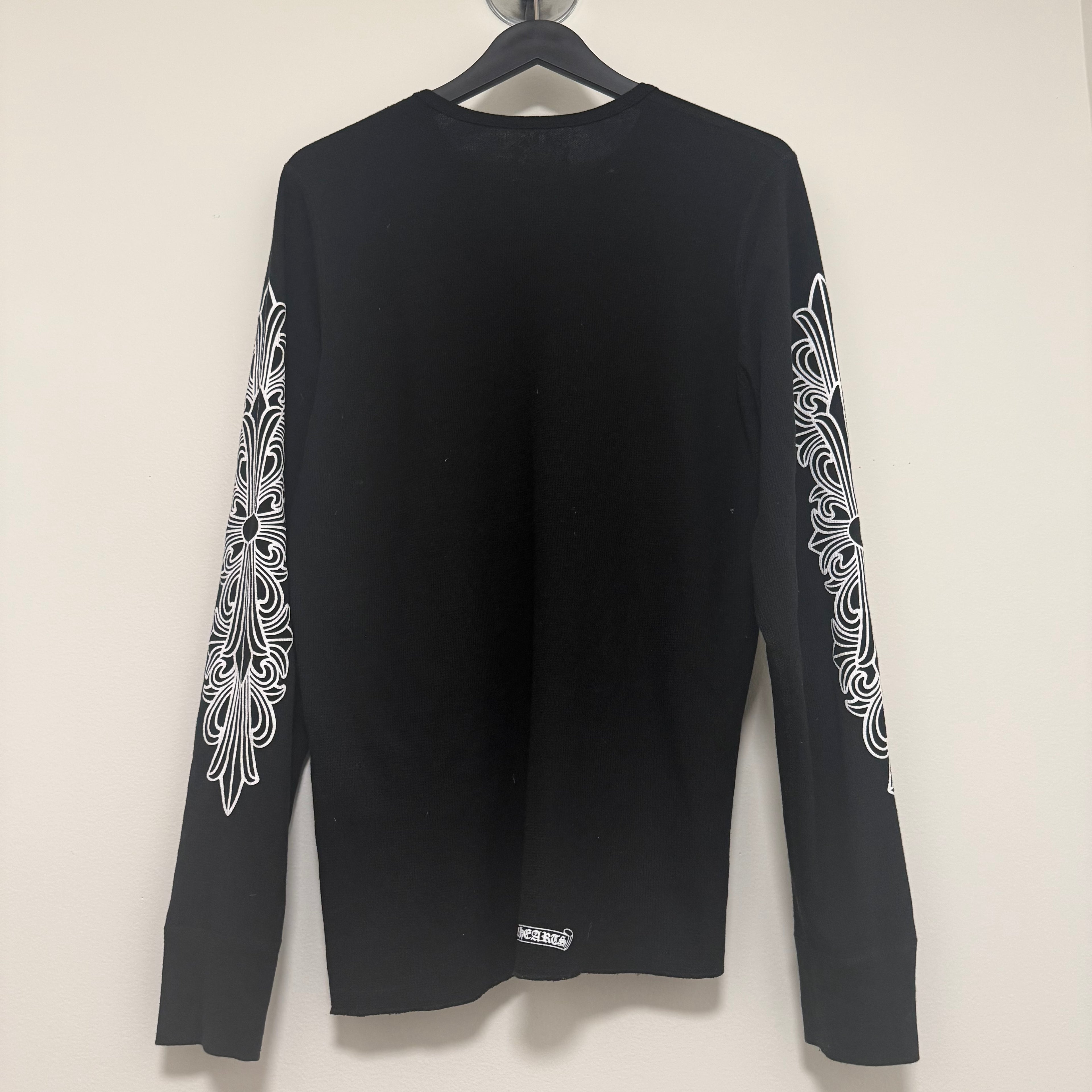 Chrome Hearts Black Thermal Longsleeve Sz XL