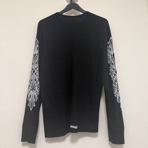Chrome Hearts Black Thermal Longsleeve Sz XL