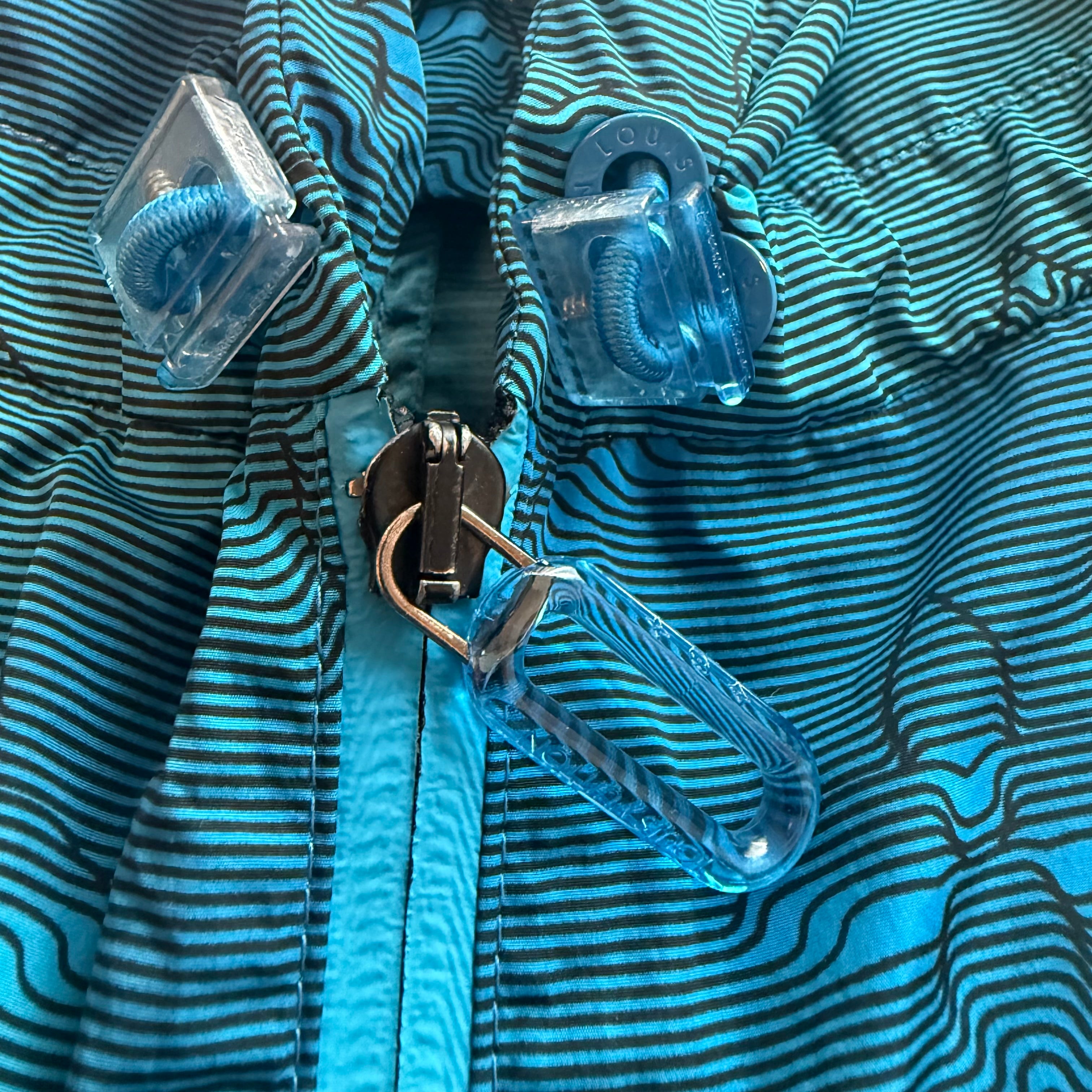 Louis Vuitton Blue 2054 Monogram Windbreaker Sz Large