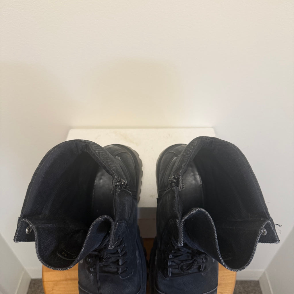 Balenciaga Black Combat Strike Boot Sz 44
