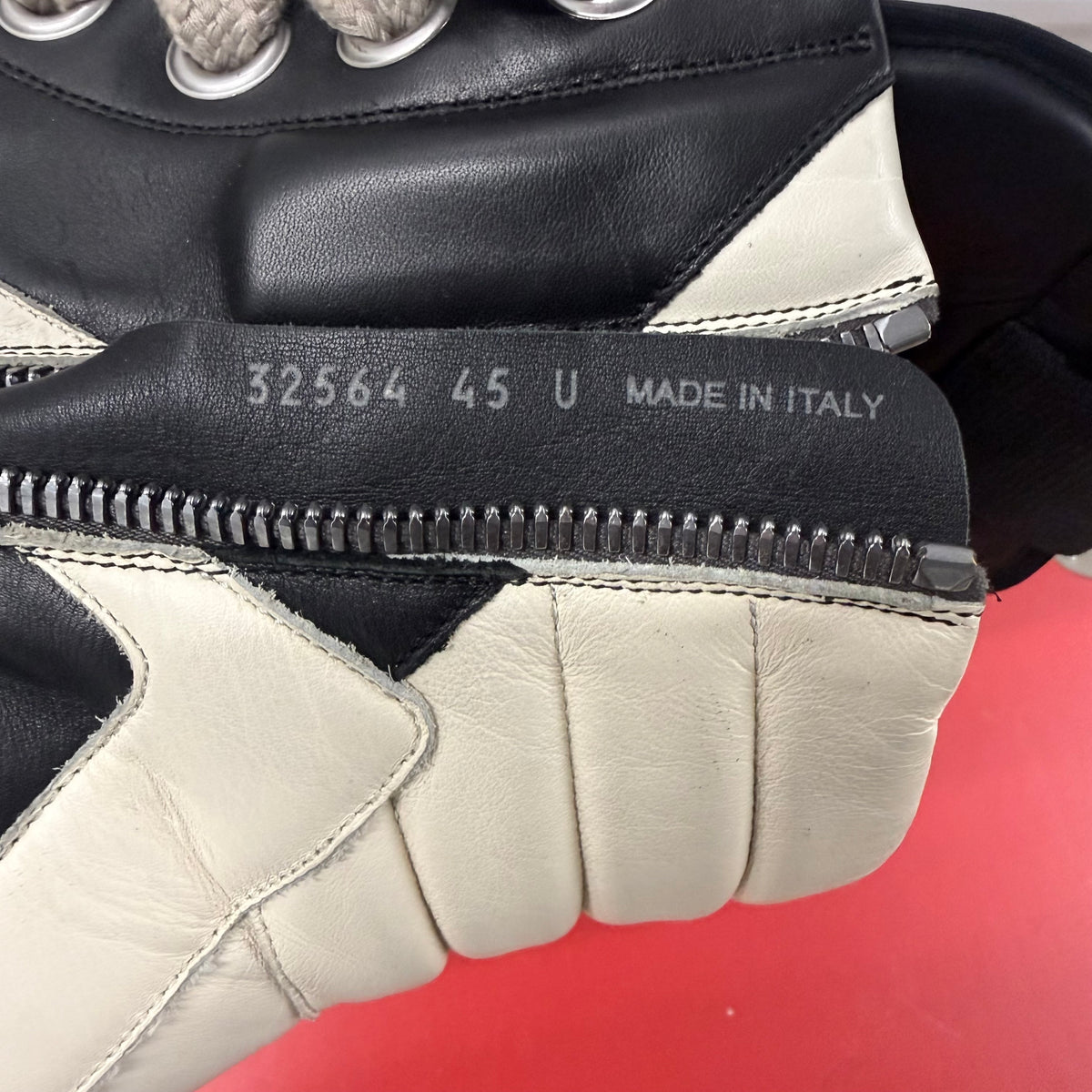Rick Owens Jumbo Lace Geobasket Size 12 (45)