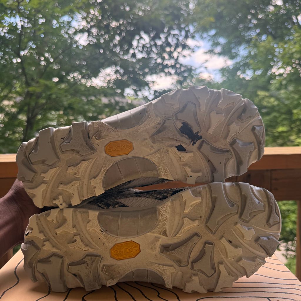Sicko Hiking Shoe White Python Size 9