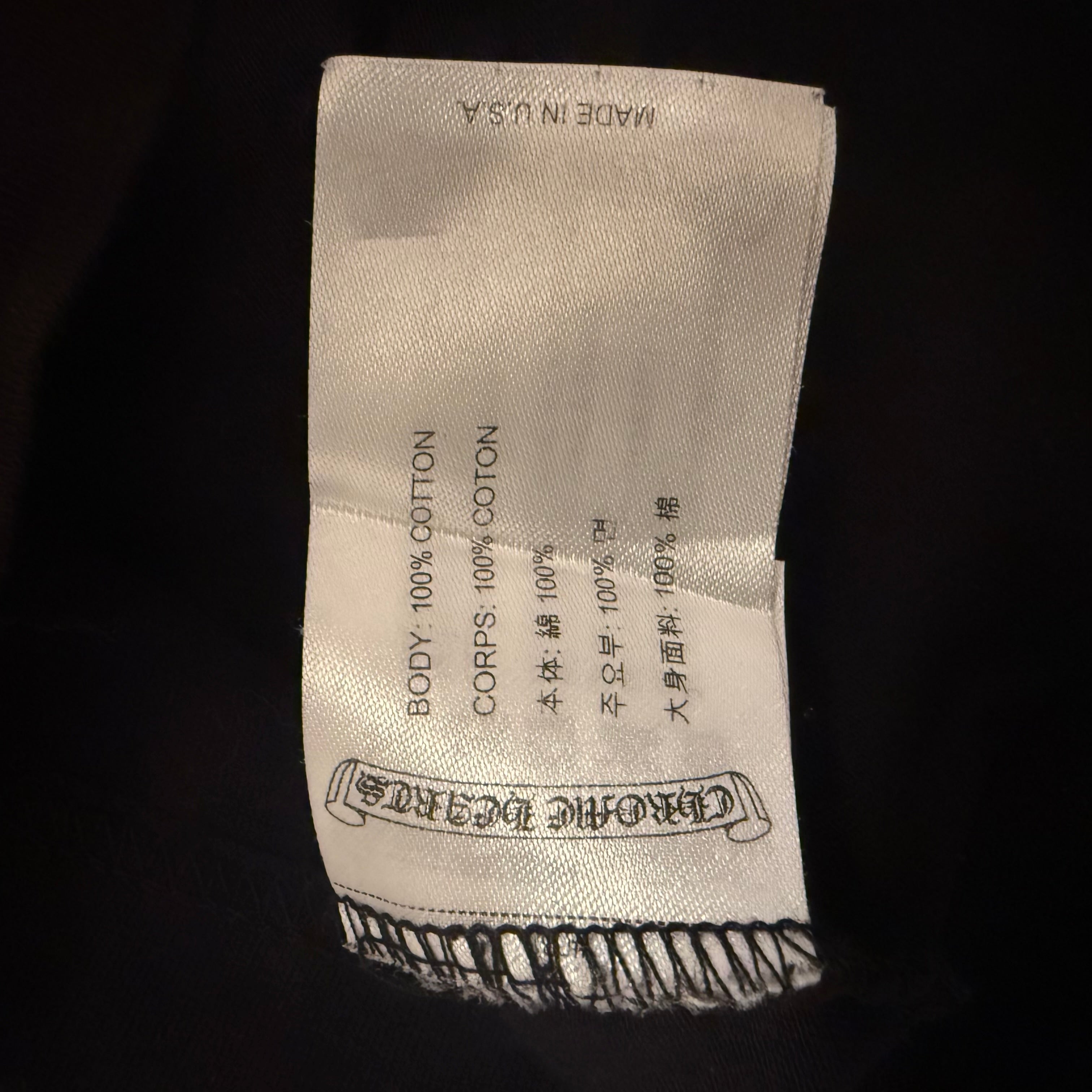 Chrome Hearts Foti Black and Blue Shirt Size Small
