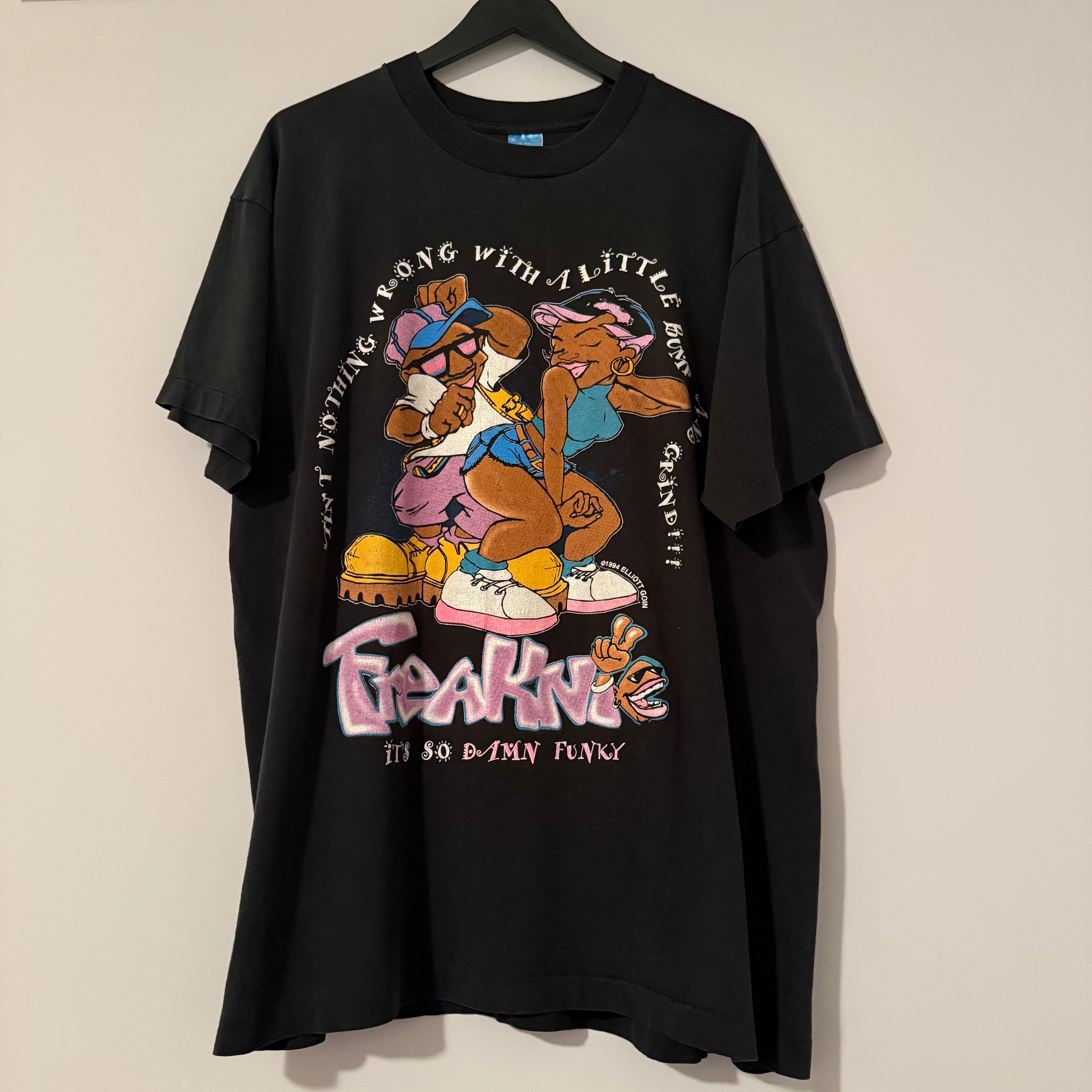 Vintage Freaknik Black Shirt Size XL