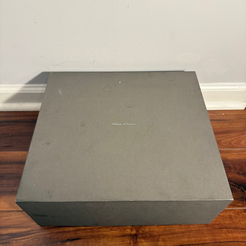 Rick Owens Black Geobasket Sneaker Size 11 (44)