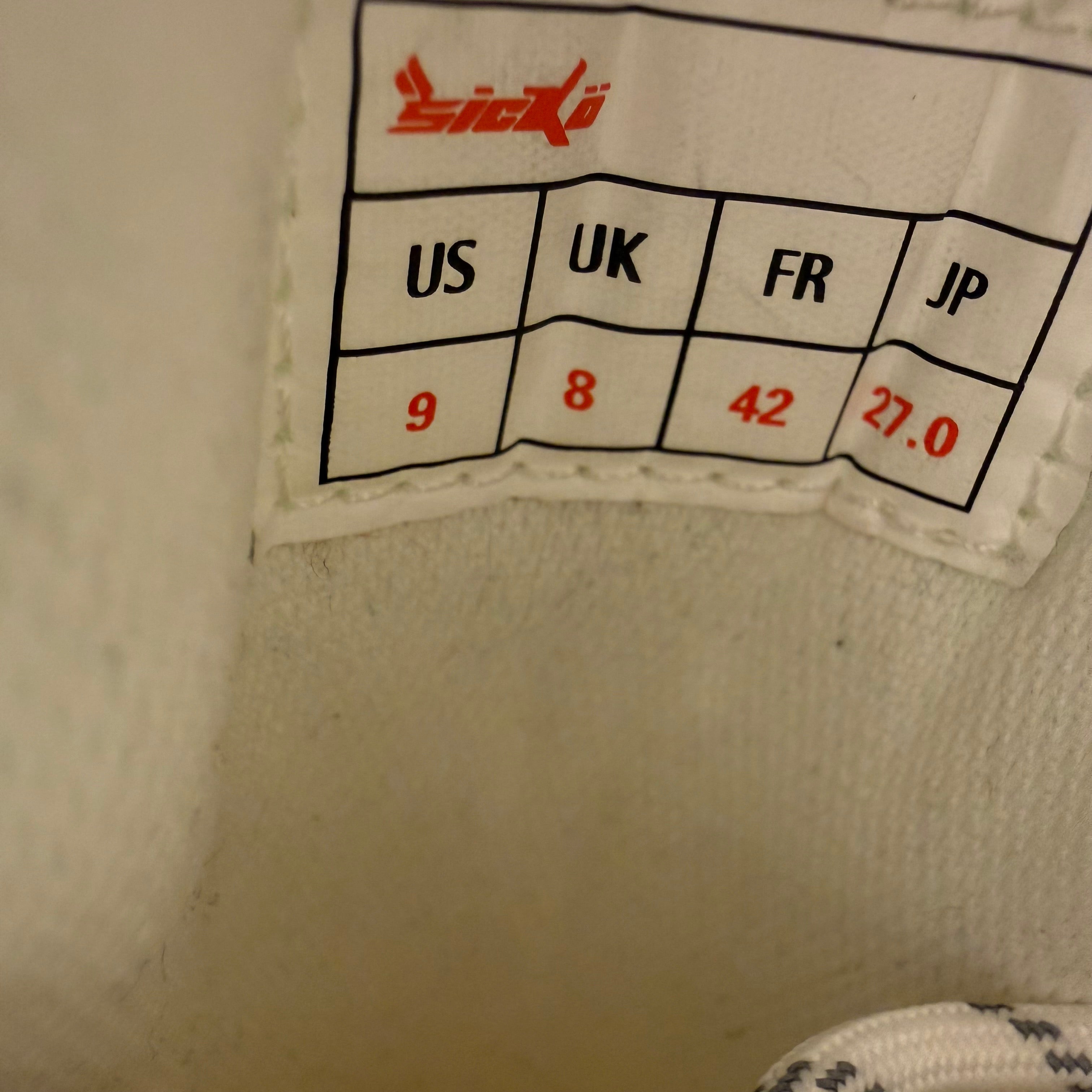 Sicko 424 White Full Pony Hiking Shoes Size 9 (42)