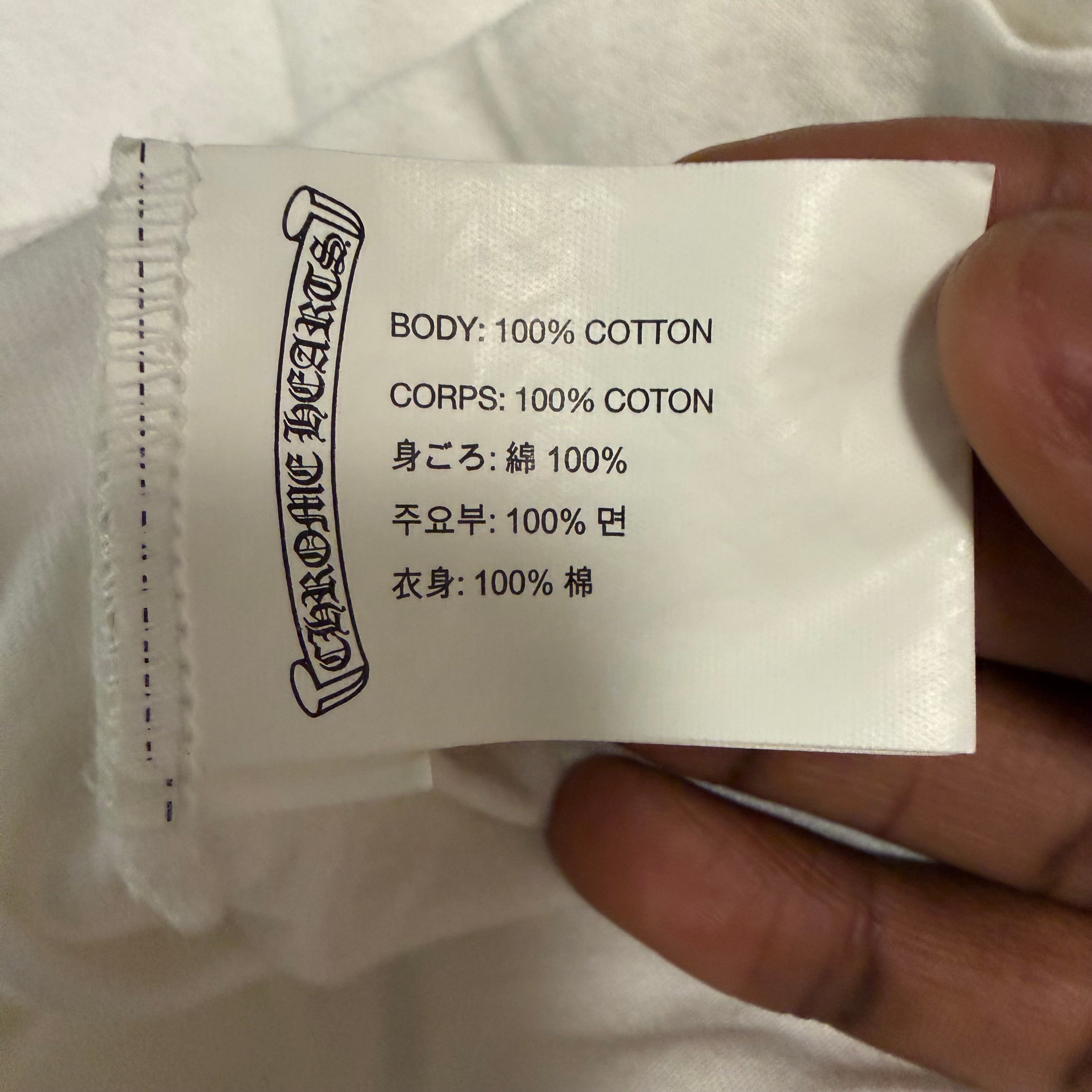 Chrome Hearts White Welcome to Las Vegas Shirt Sz Large