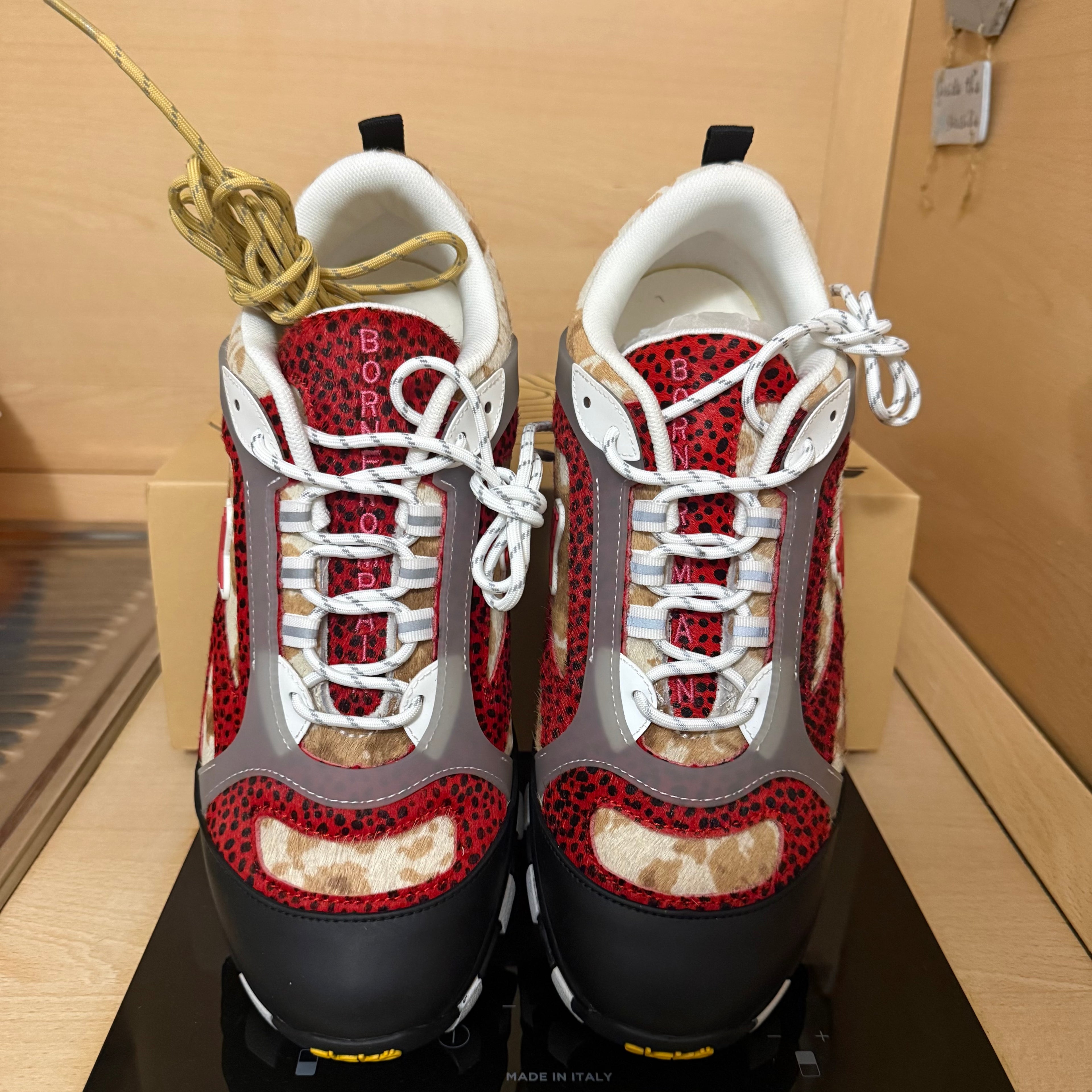 Sicko x PDF Red Cheetah Hiking Shoe Size 11