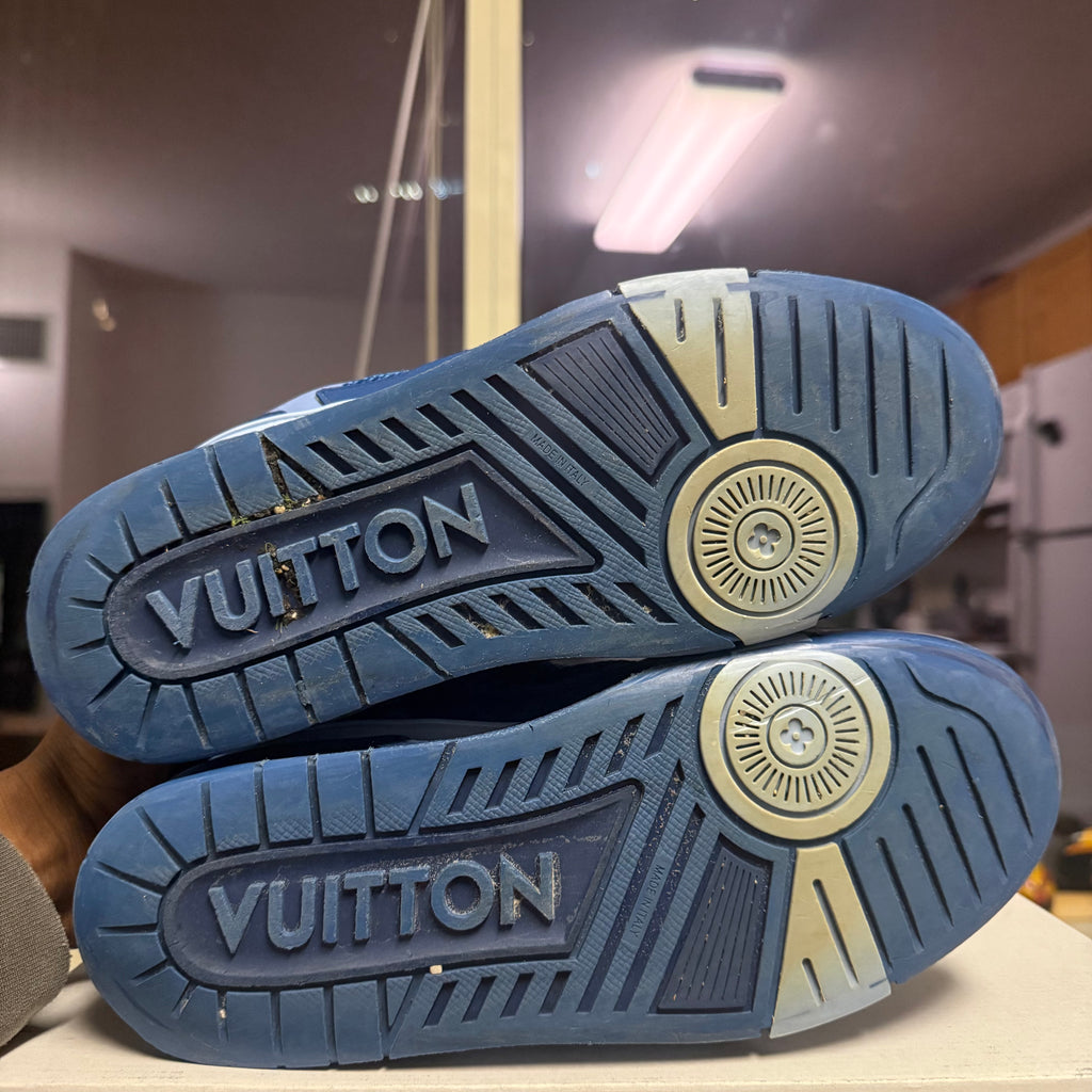 Louis Vuitton Skate Sneaker Blue Sz 7.5 US (6 LV)
