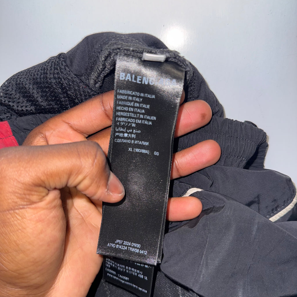 Balenciaga Double Waist Black Denim Size XL