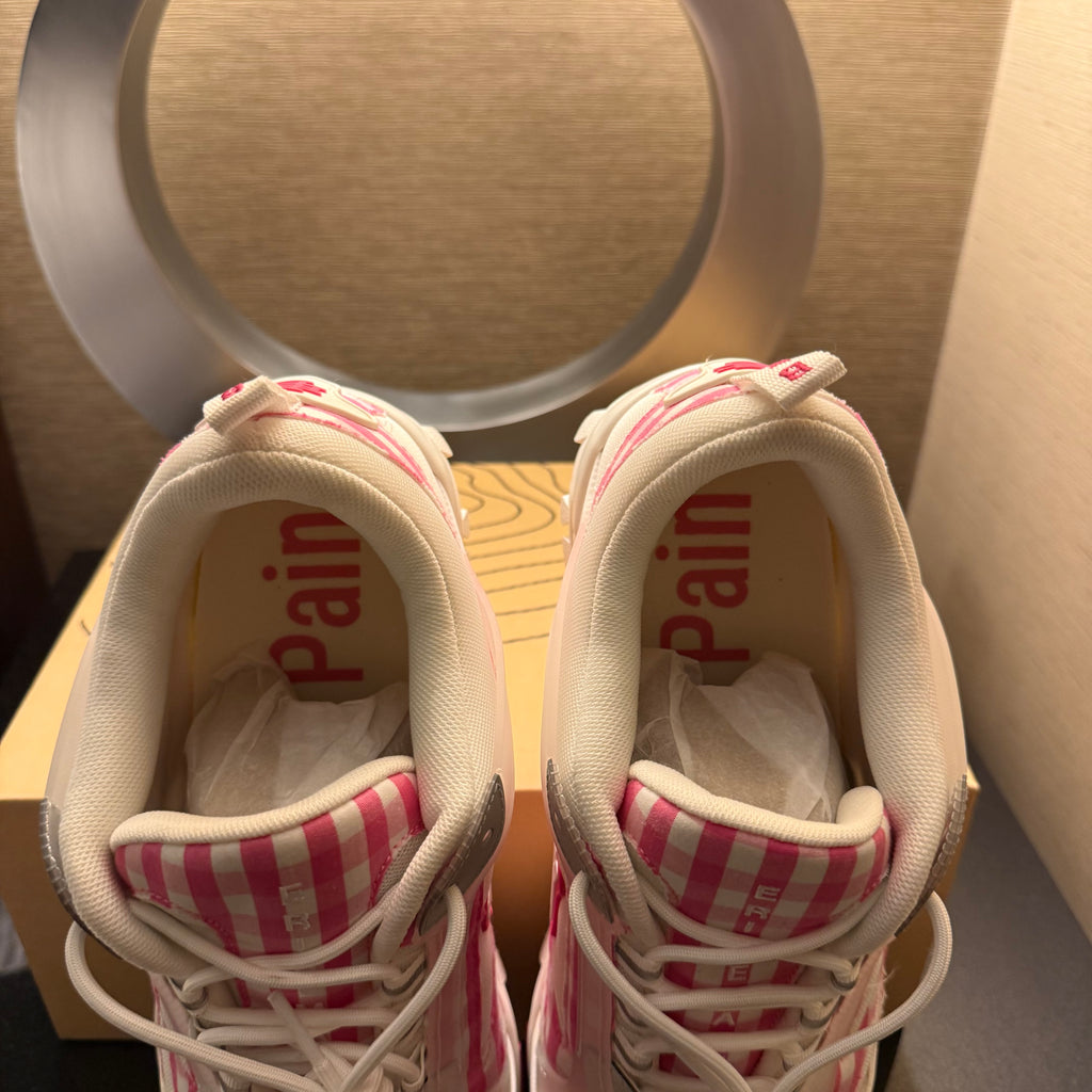 Sicko x Eric Emmanuel Pink/White Plaid Hiking Shoe Size 10