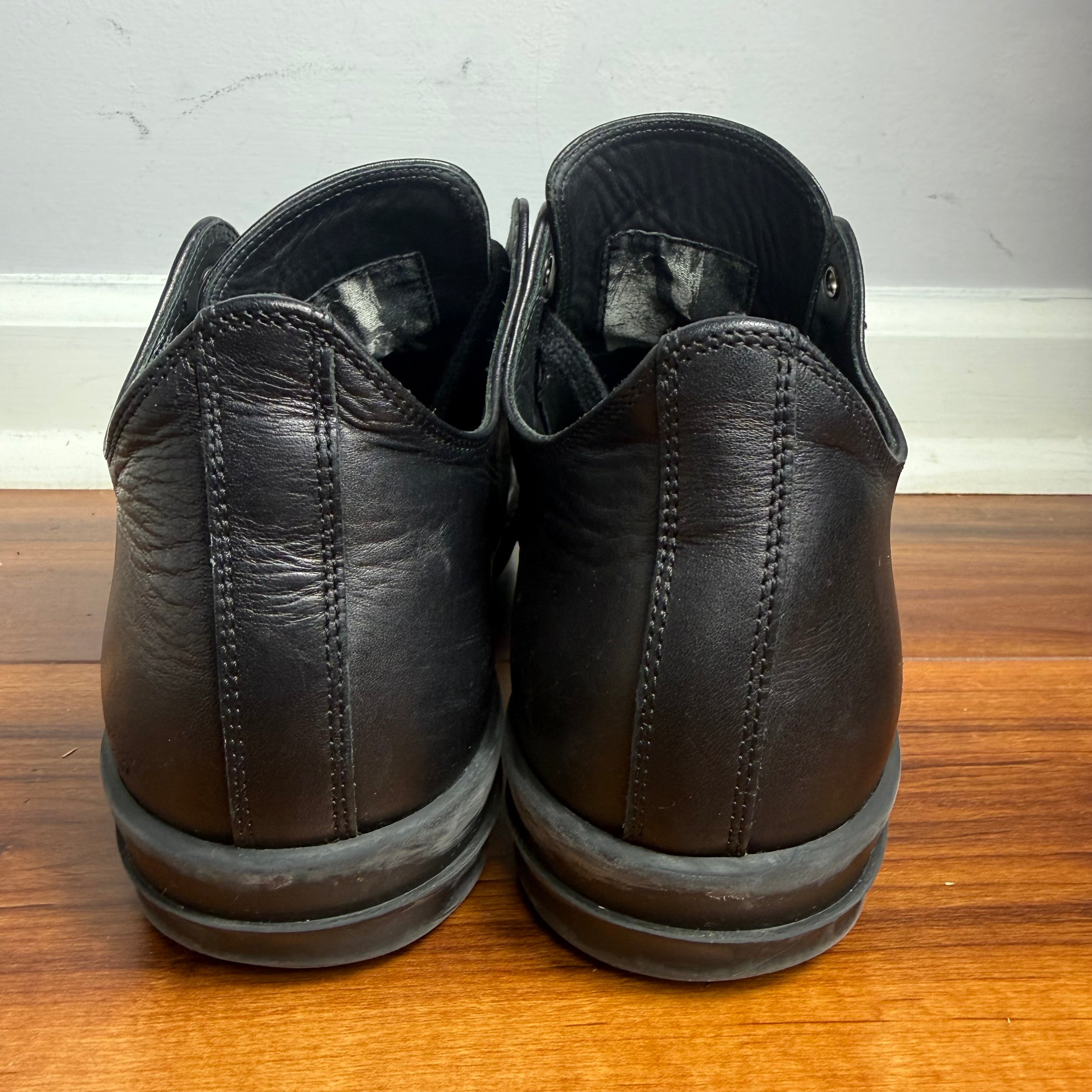 Rick Owens Ramones Low Triple Black Size 8 (41)
