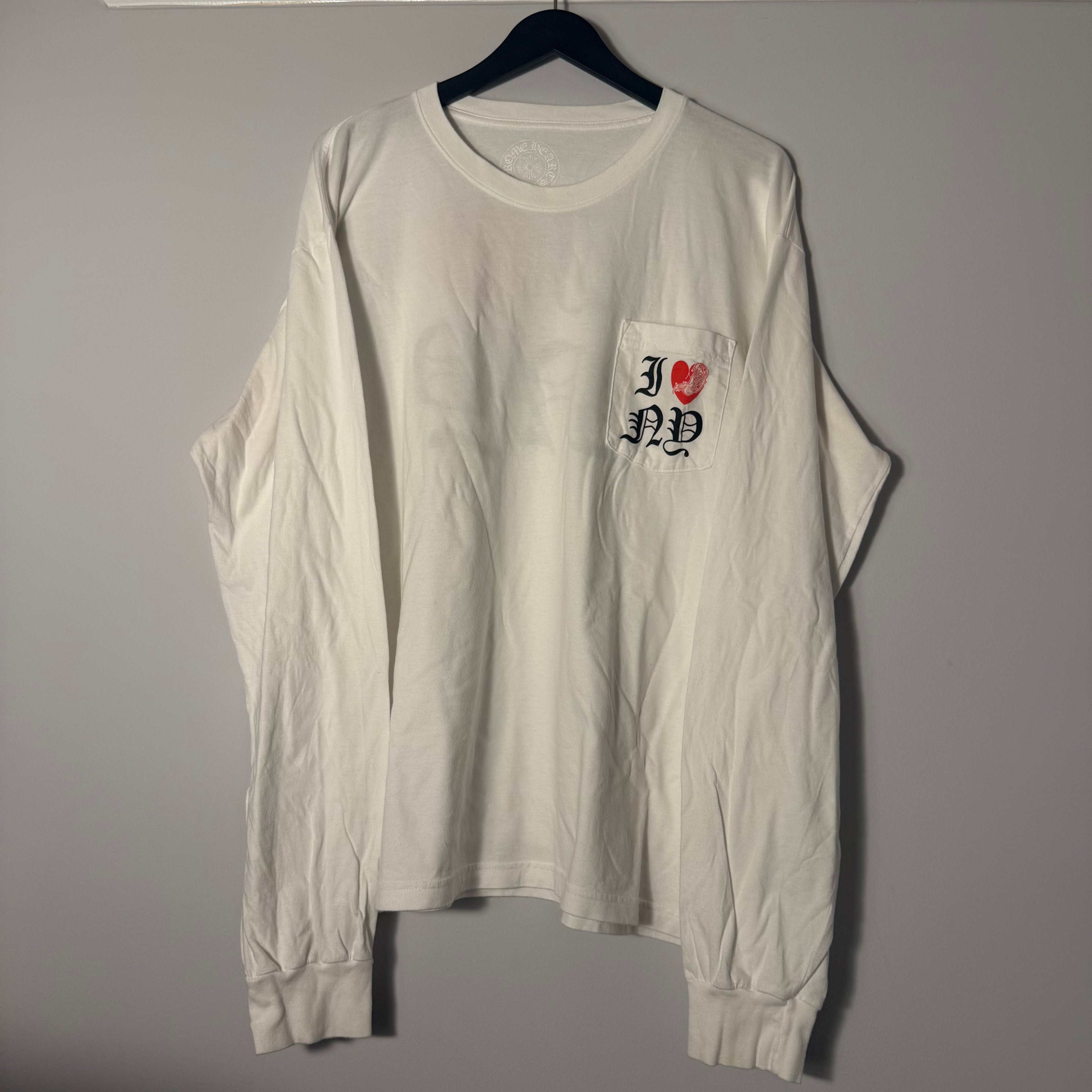 Chrome Hearts White “I Heart NY” Longsleeve Size XXL