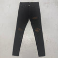 Amiri MX1 Brown Suede Patch Blue Jeans Sz 36
