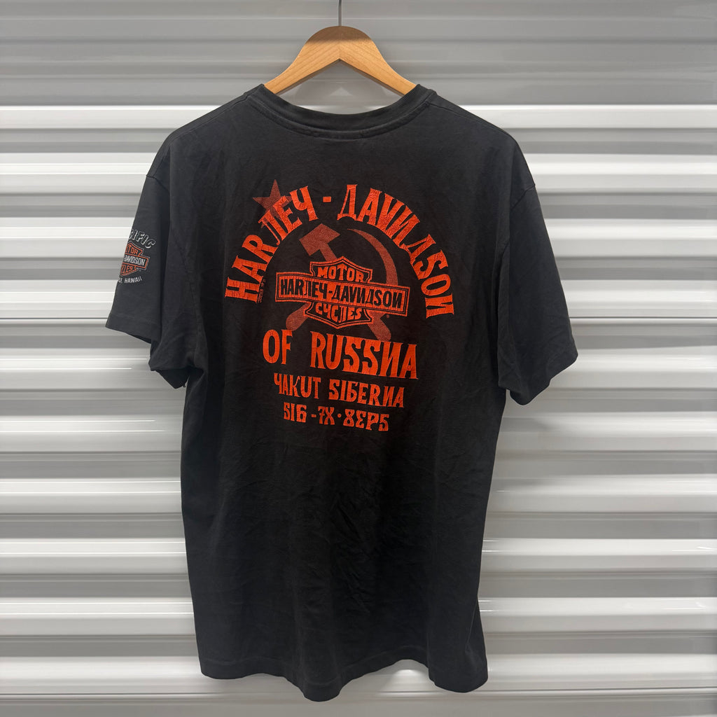 Vintage Russian Harley Davidson Shirt Size Large