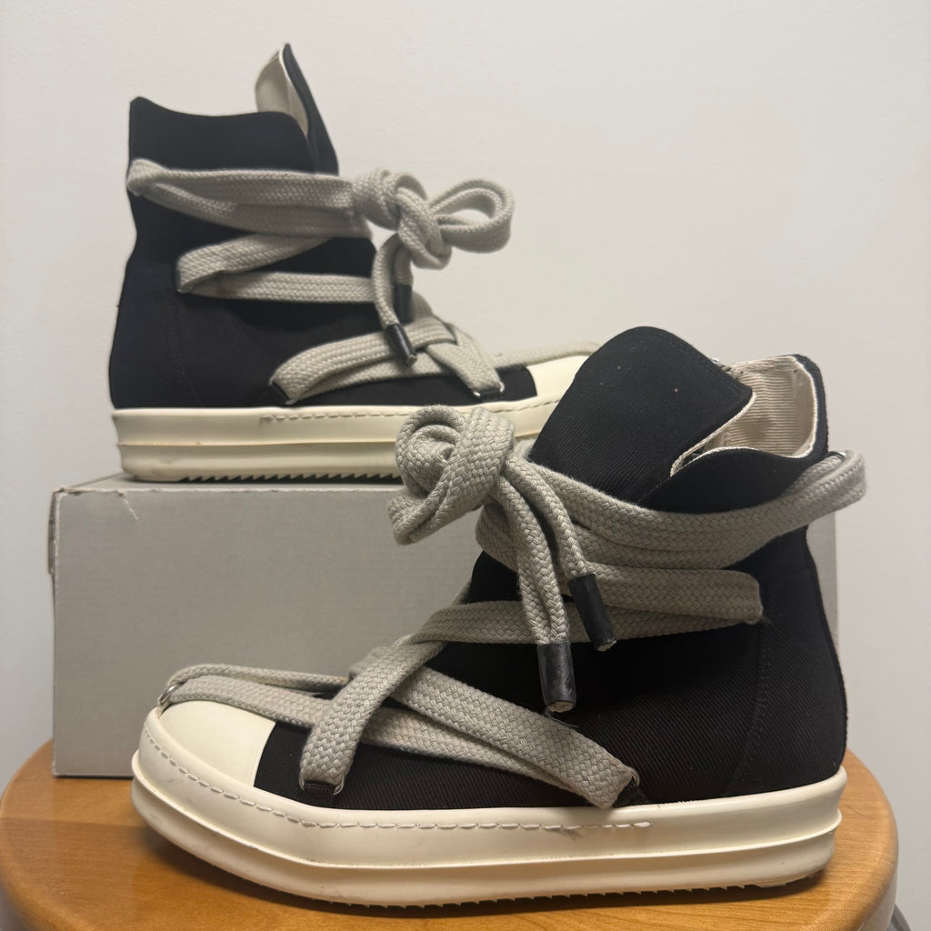 Rick Owens Ramones Hexagram Jumbo Lace Sz 7 US (39.5 EU)