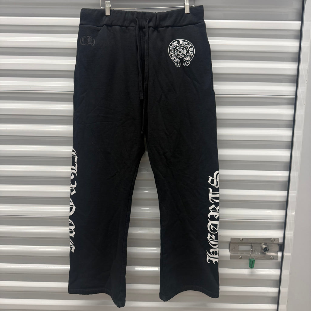 Chrome Hearts Black Horseshoe Sweatpants Size XXL