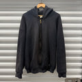 Vintage Washed Black Hoodie Size Large