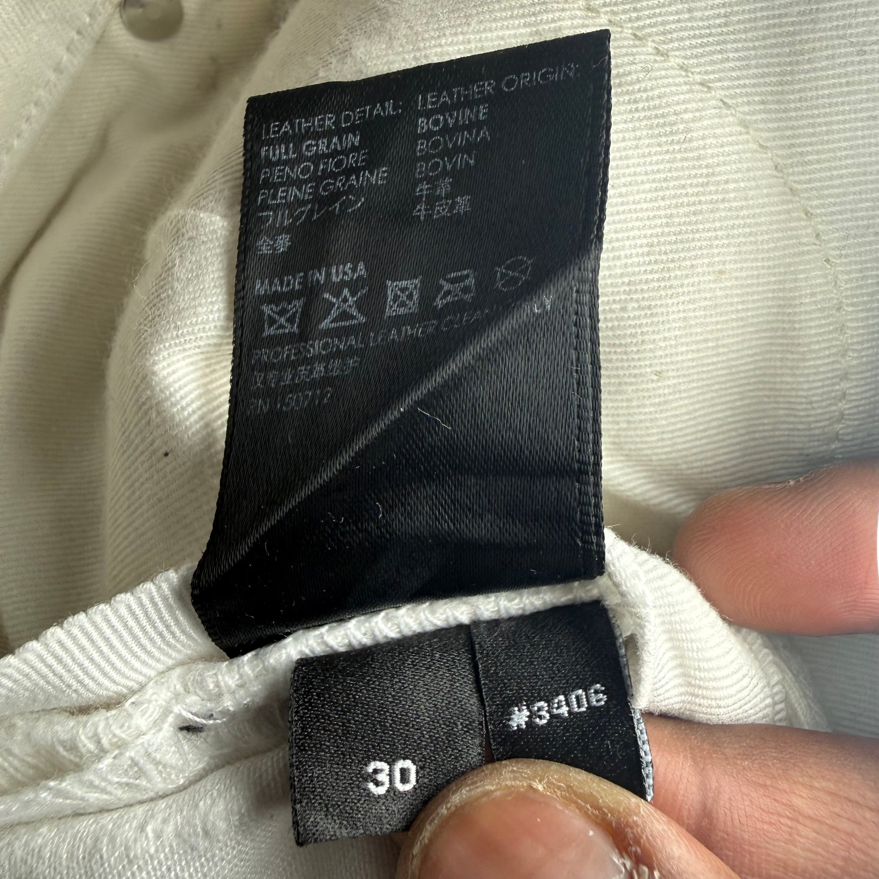 Amiri MX1 White Patch White Denim Jeans Size 30