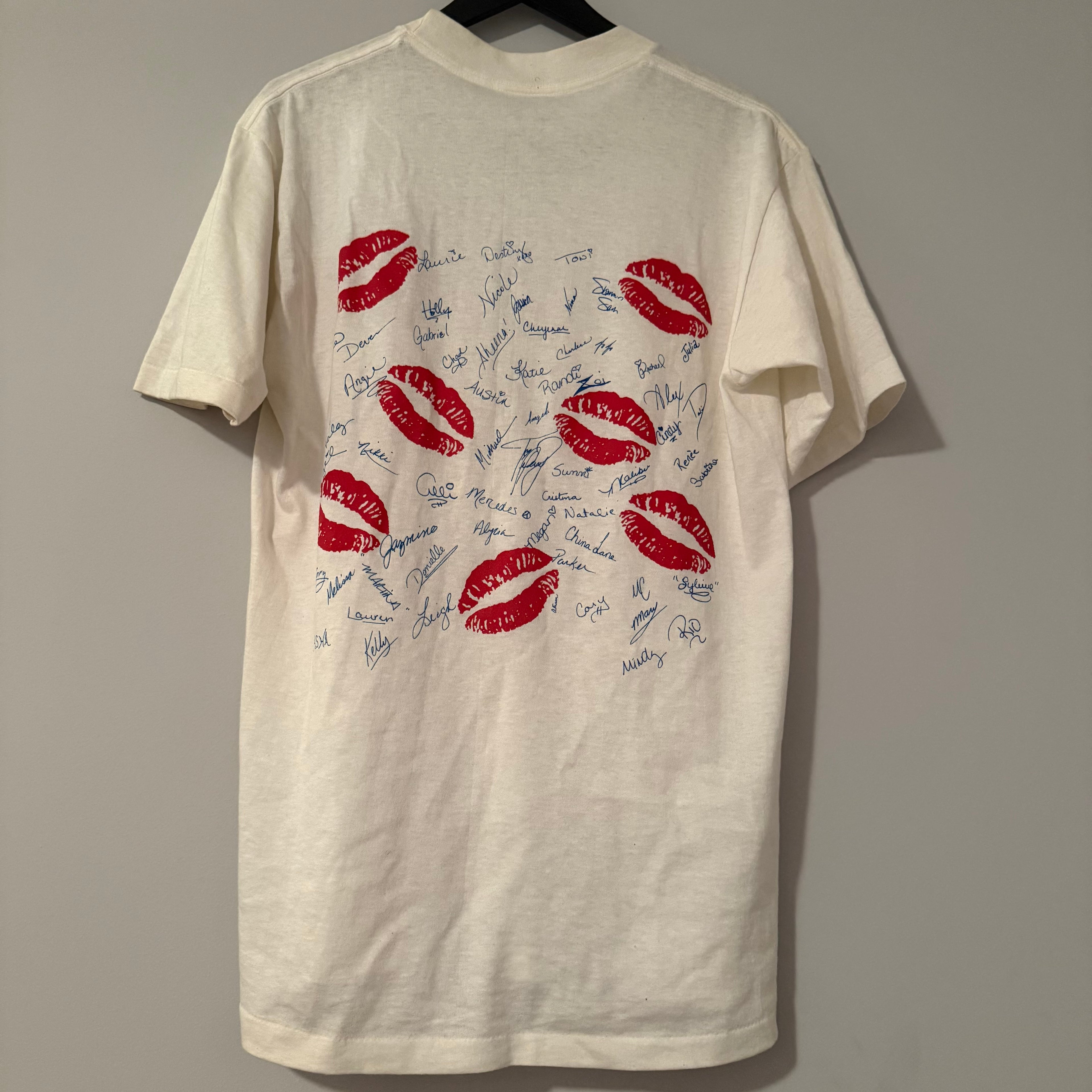 Vintage Cheetah Atlanta Signed White Shirt Size XL