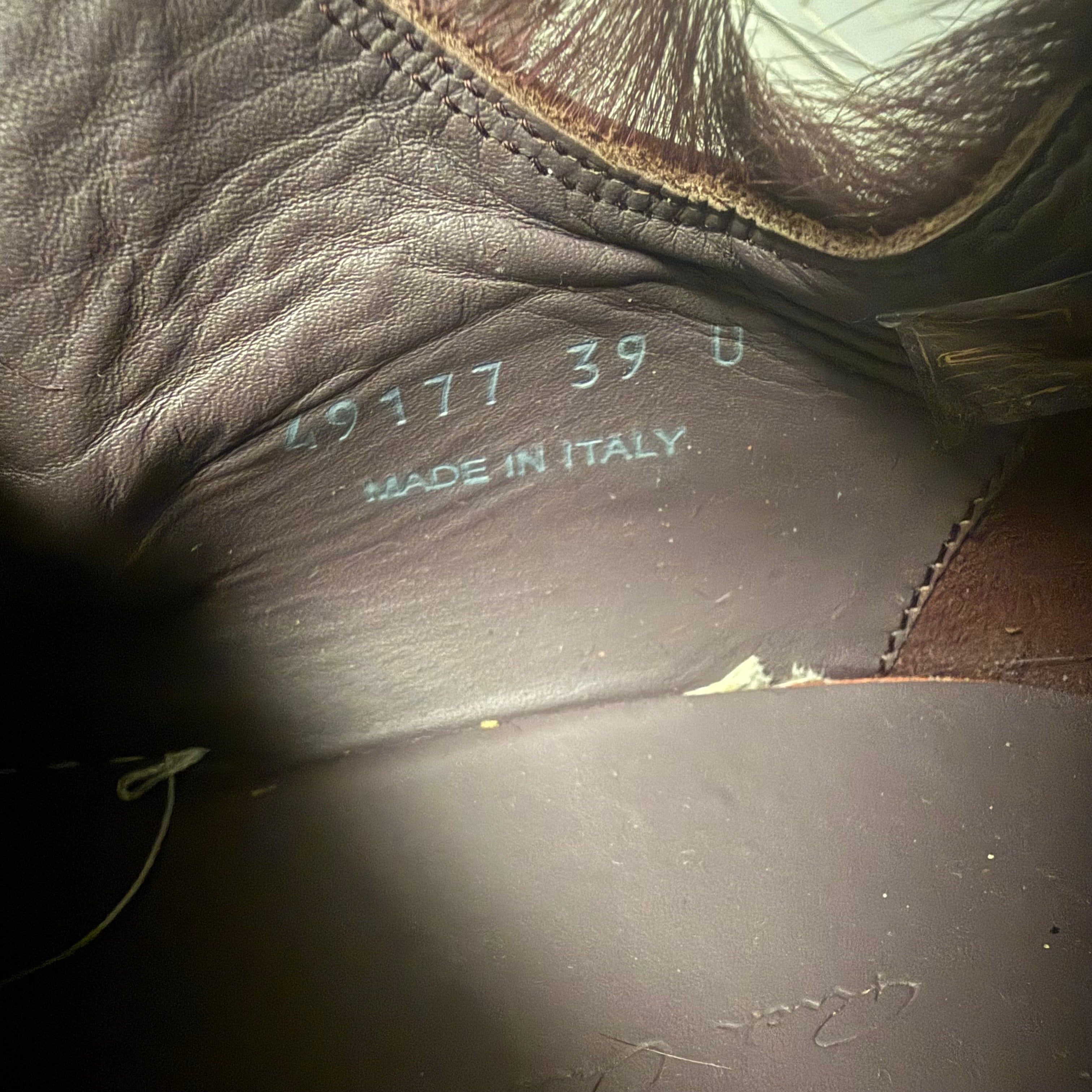 Rick Owens Pony Hair Low Ramones Amethyst/Milk Sz 7 (39.5 EU)