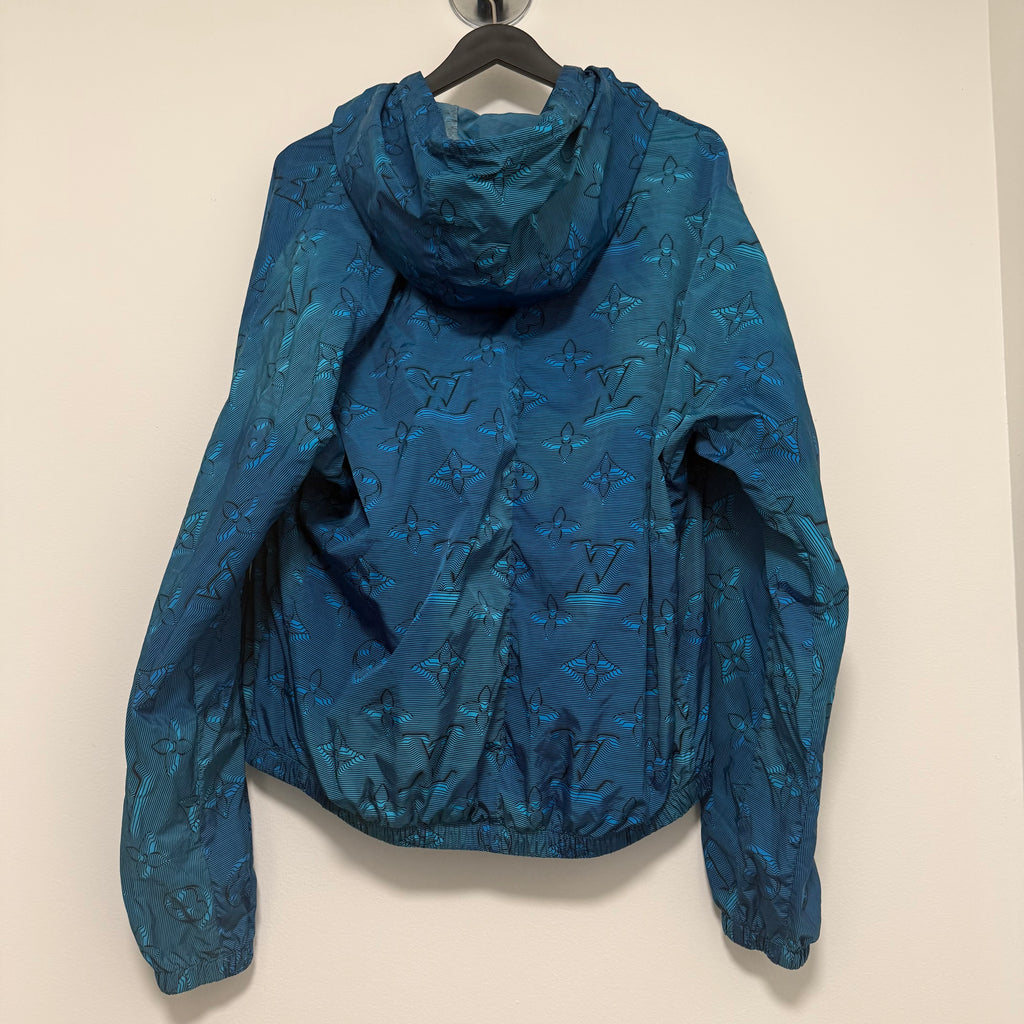 Louis Vuitton Blue 2054 Monogram Windbreaker Sz Large