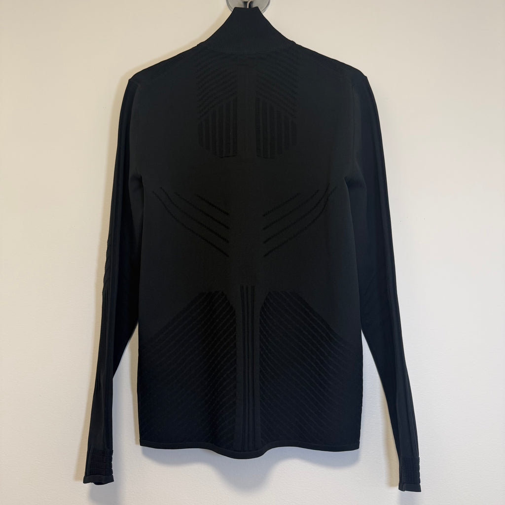 Prada Technical Knit Black Turtleneck Size XL
