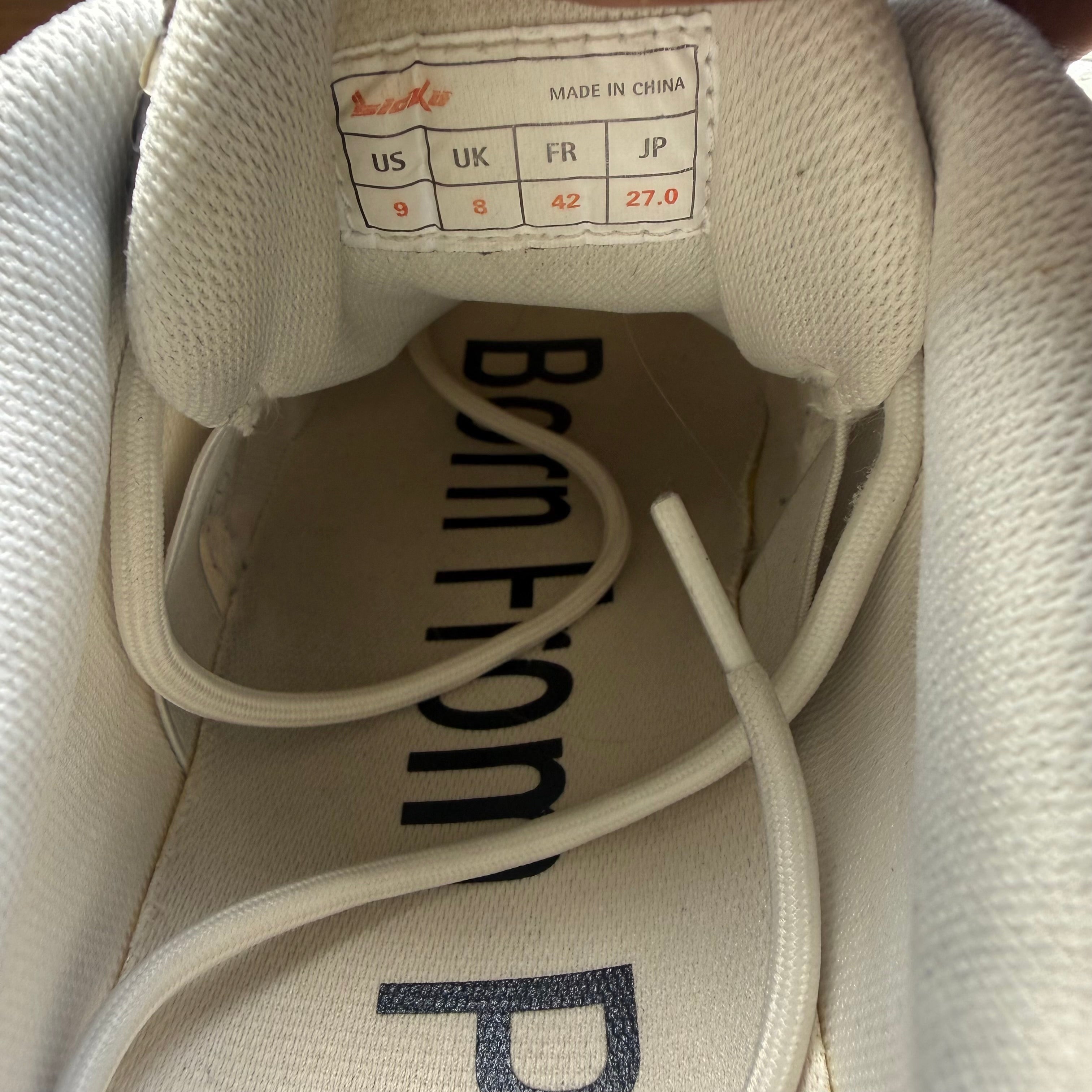 Sicko Hiking Shoe White Python Size 9