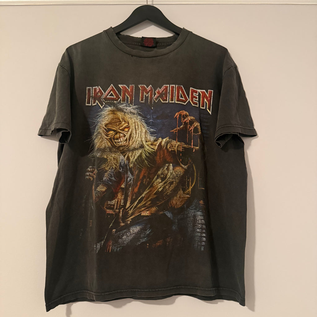 Vintage Iron Maiden Black Shirt Size Large