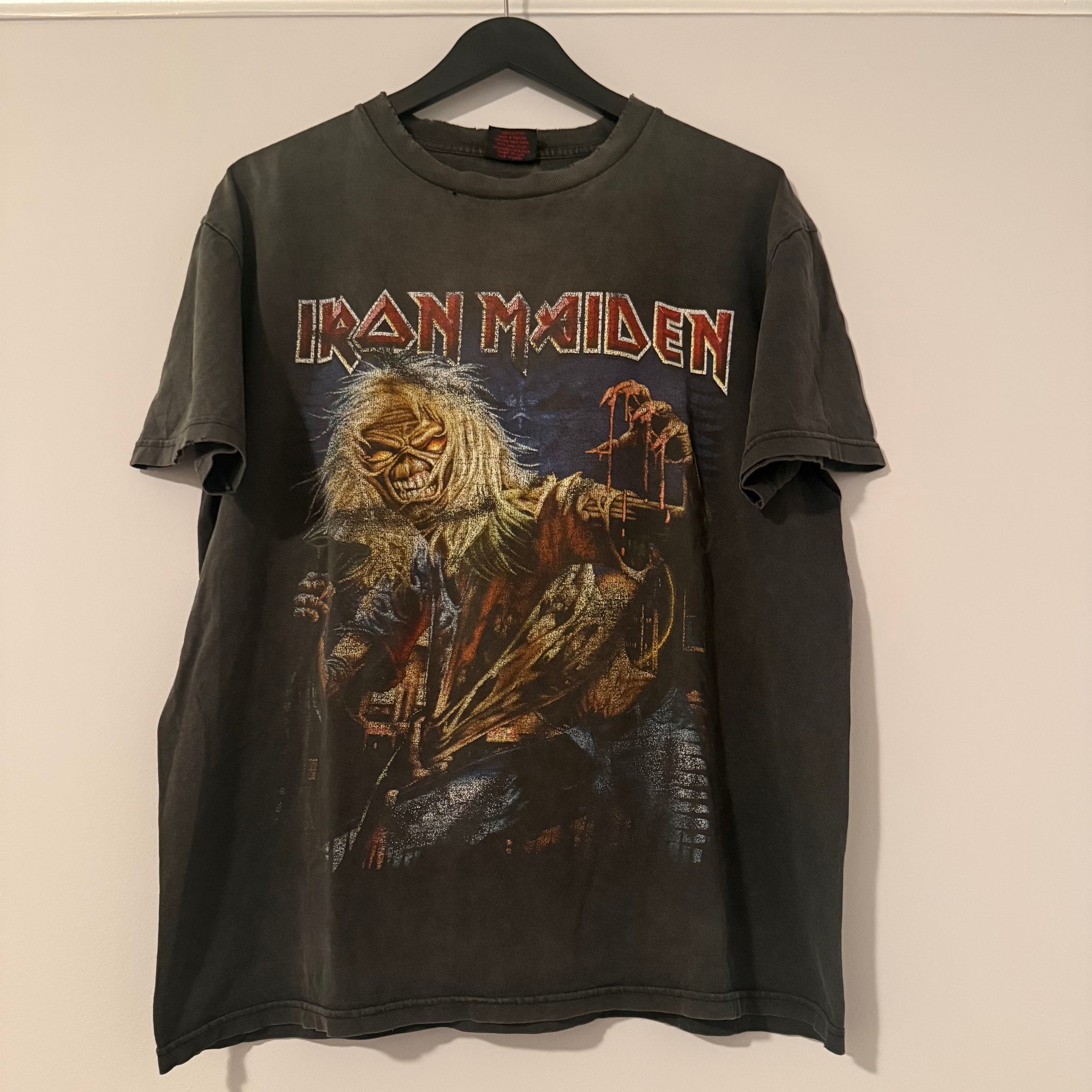 Vintage Iron Maiden Black Shirt Size Large