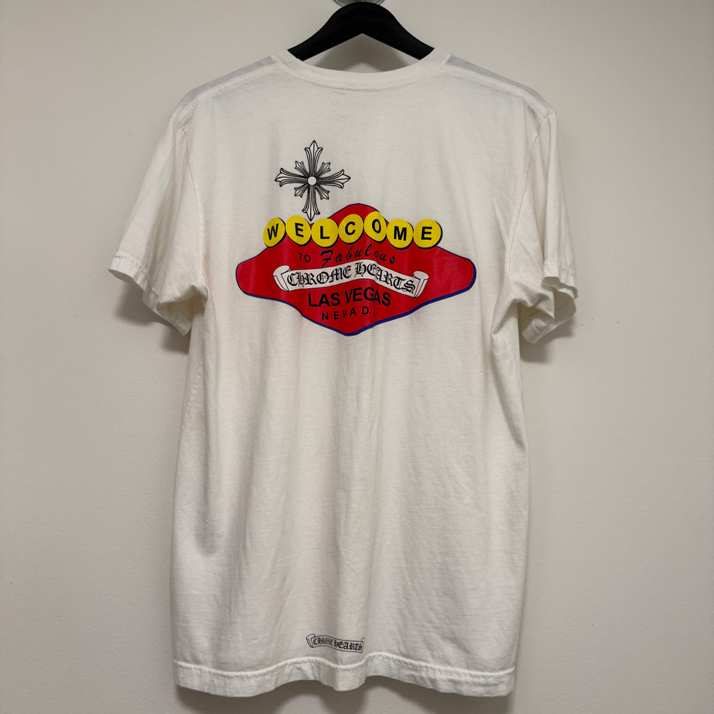 Chrome Hearts White Welcome to Las Vegas Shirt Sz Large