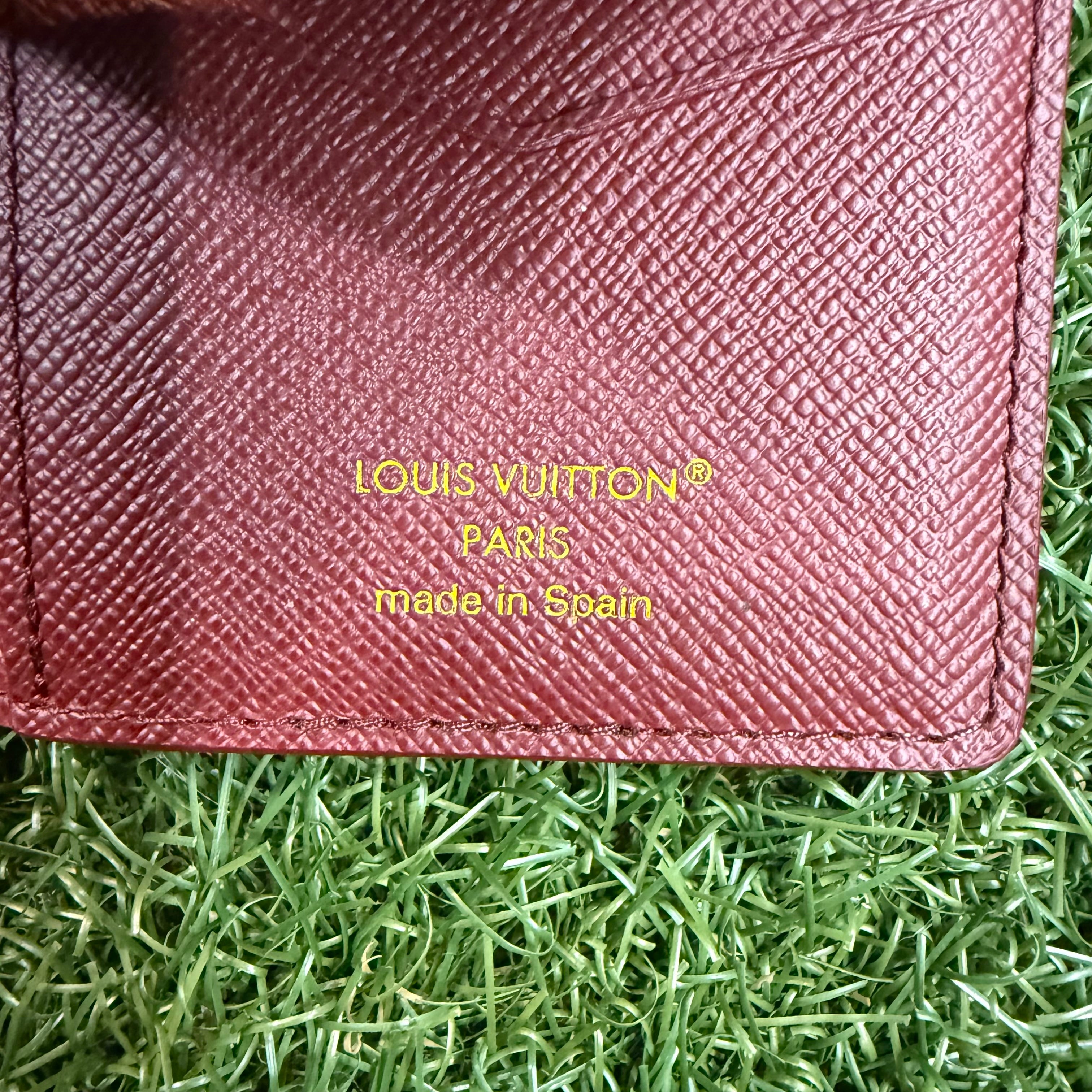 Louis Vuitton Red Monogram Canvas Heritage Coated Pocket Organizer
