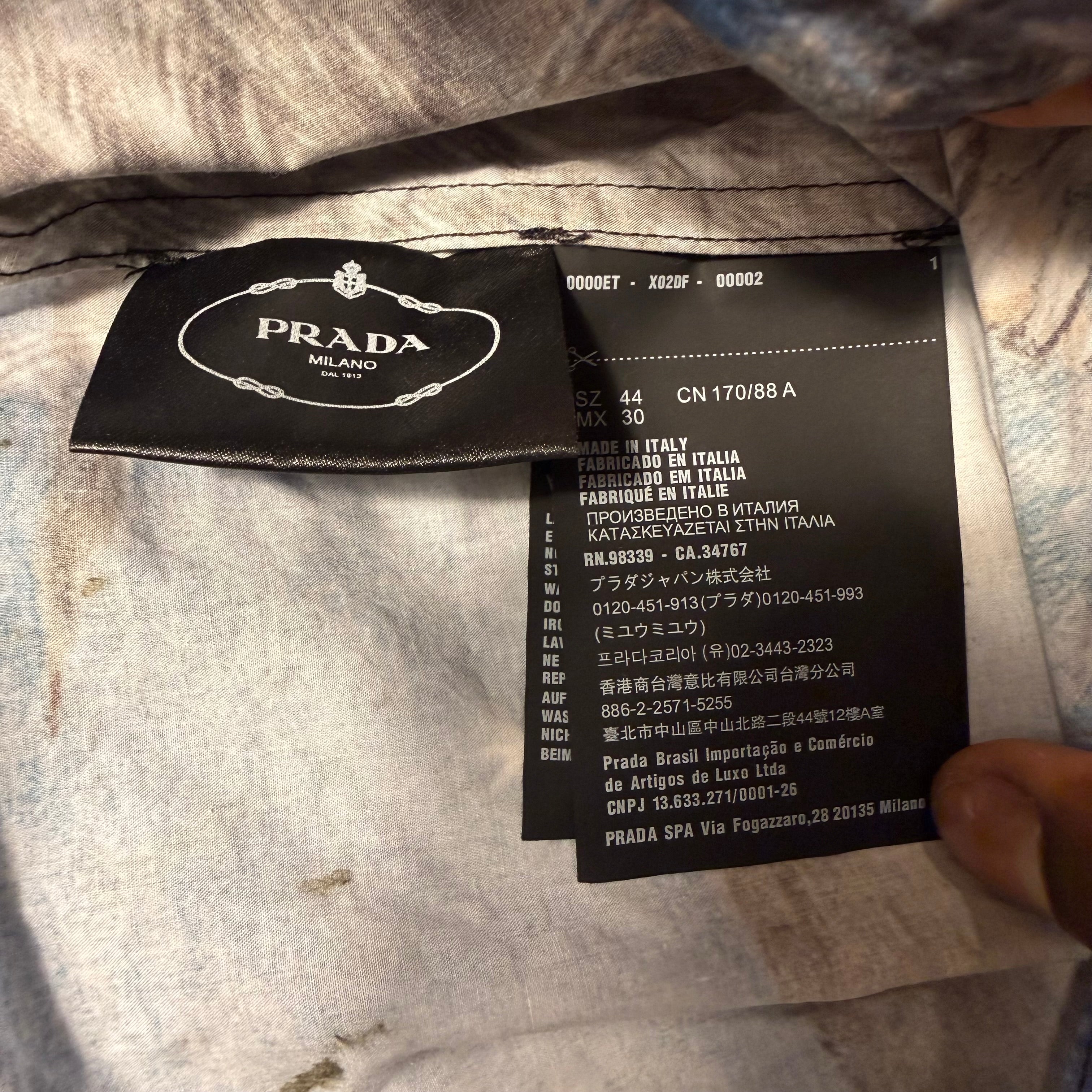 Prada Double Match Impossible True Love Shirt Size Large