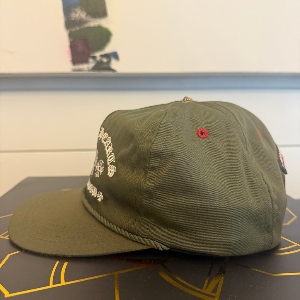 Chrome Hearts Olive Gas Station Trucker Hat